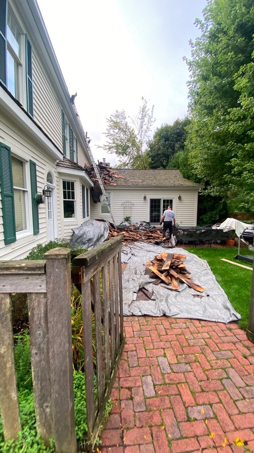 Cedar Shake Roof Replacement by Custom Installations