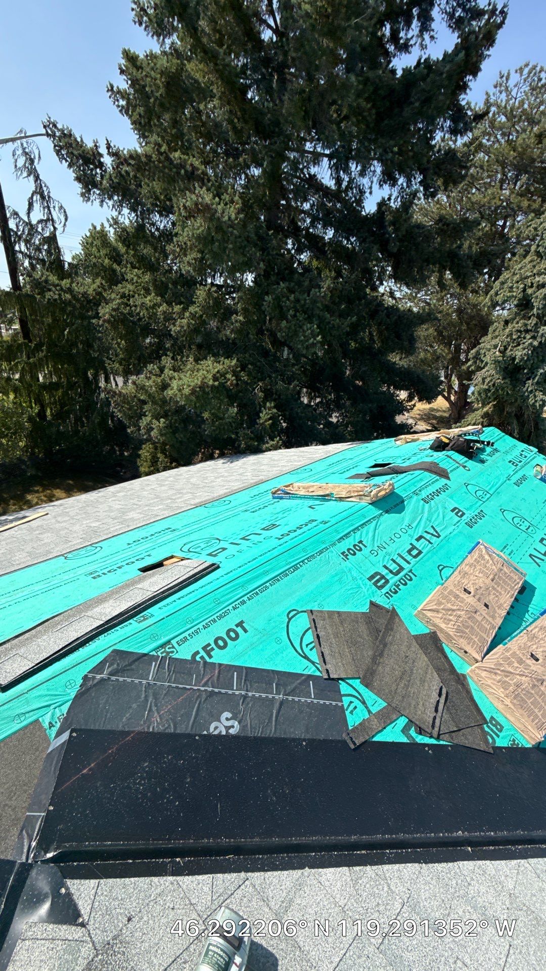 Residential Shingle Roof Replacement and Ventilation Upgrade in Richland by Alpine Roofing