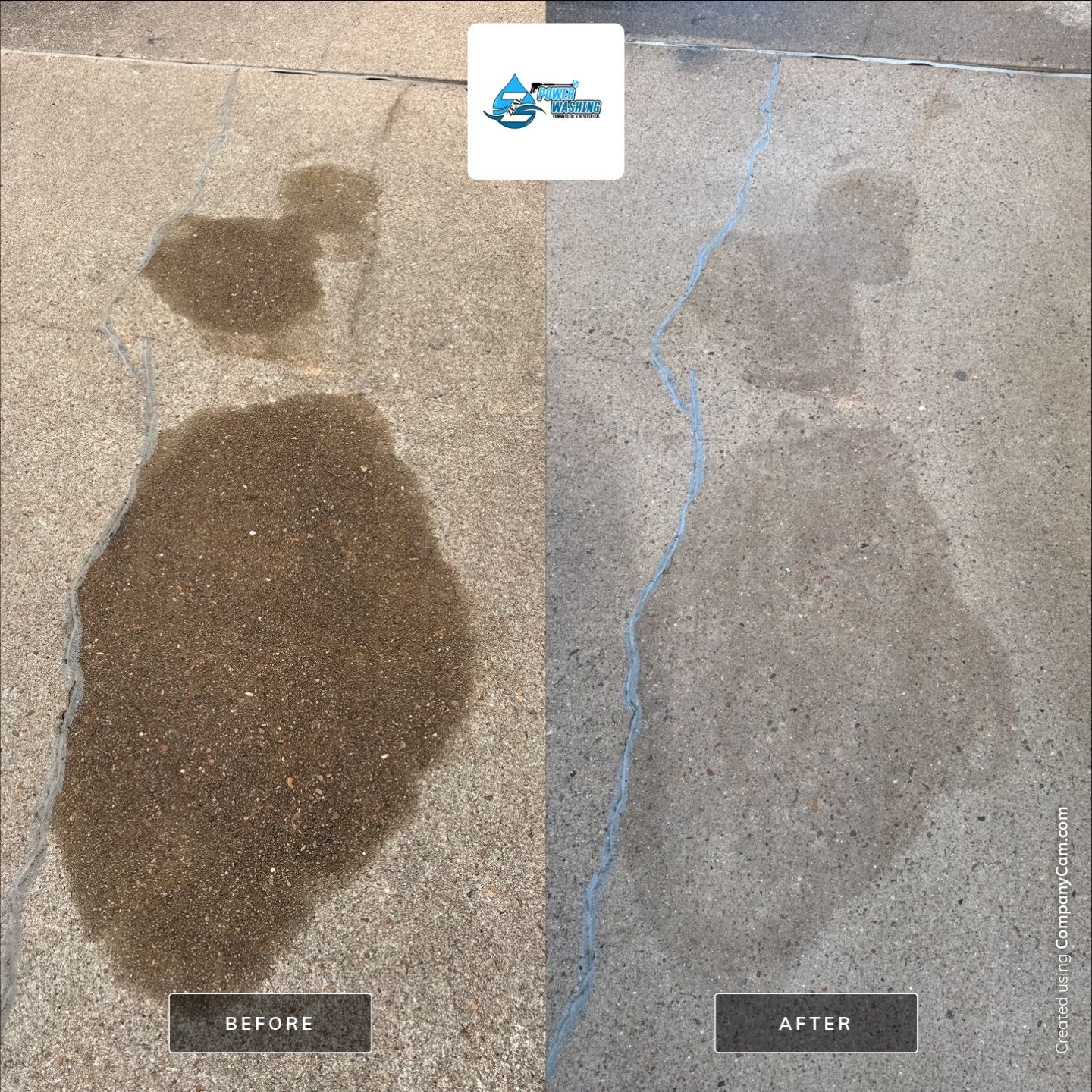 Oil stain where ? by Zeal Power Washing