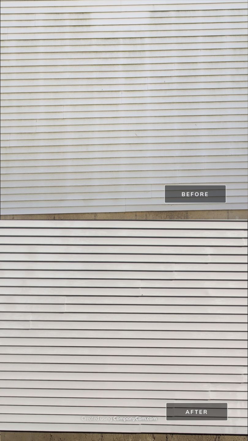 Project in Round Lake by Simmons Power & Soft Washing