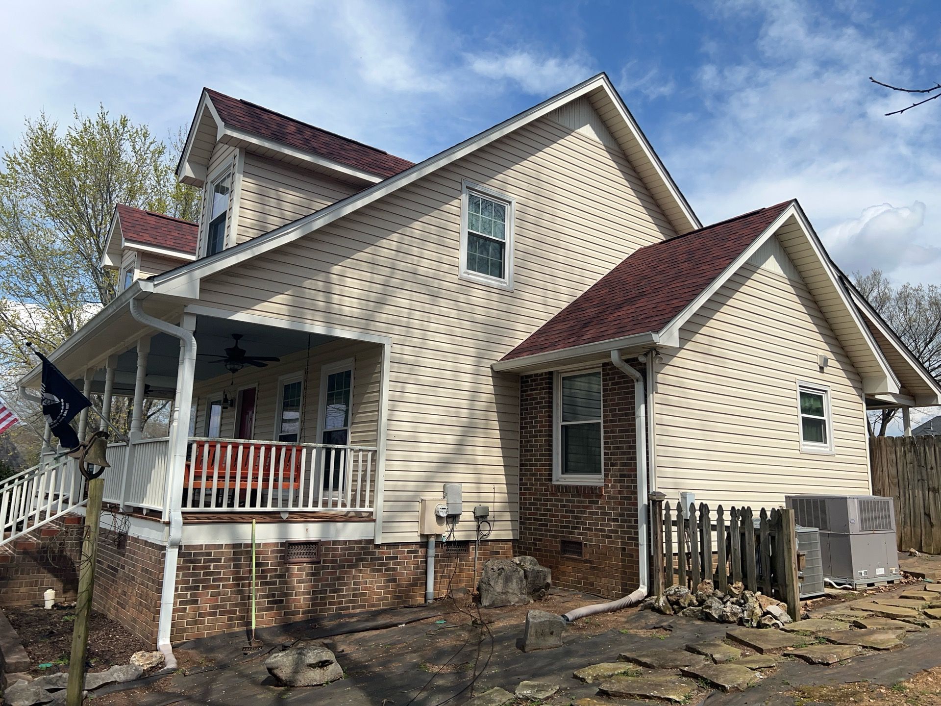Siding Replacement using Mastic Carvedwood Vinyl Plank by Freedom Exteriors