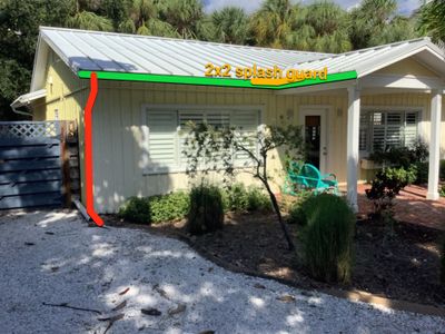 Splash Guard Gutters Installed in Siesta Key FL