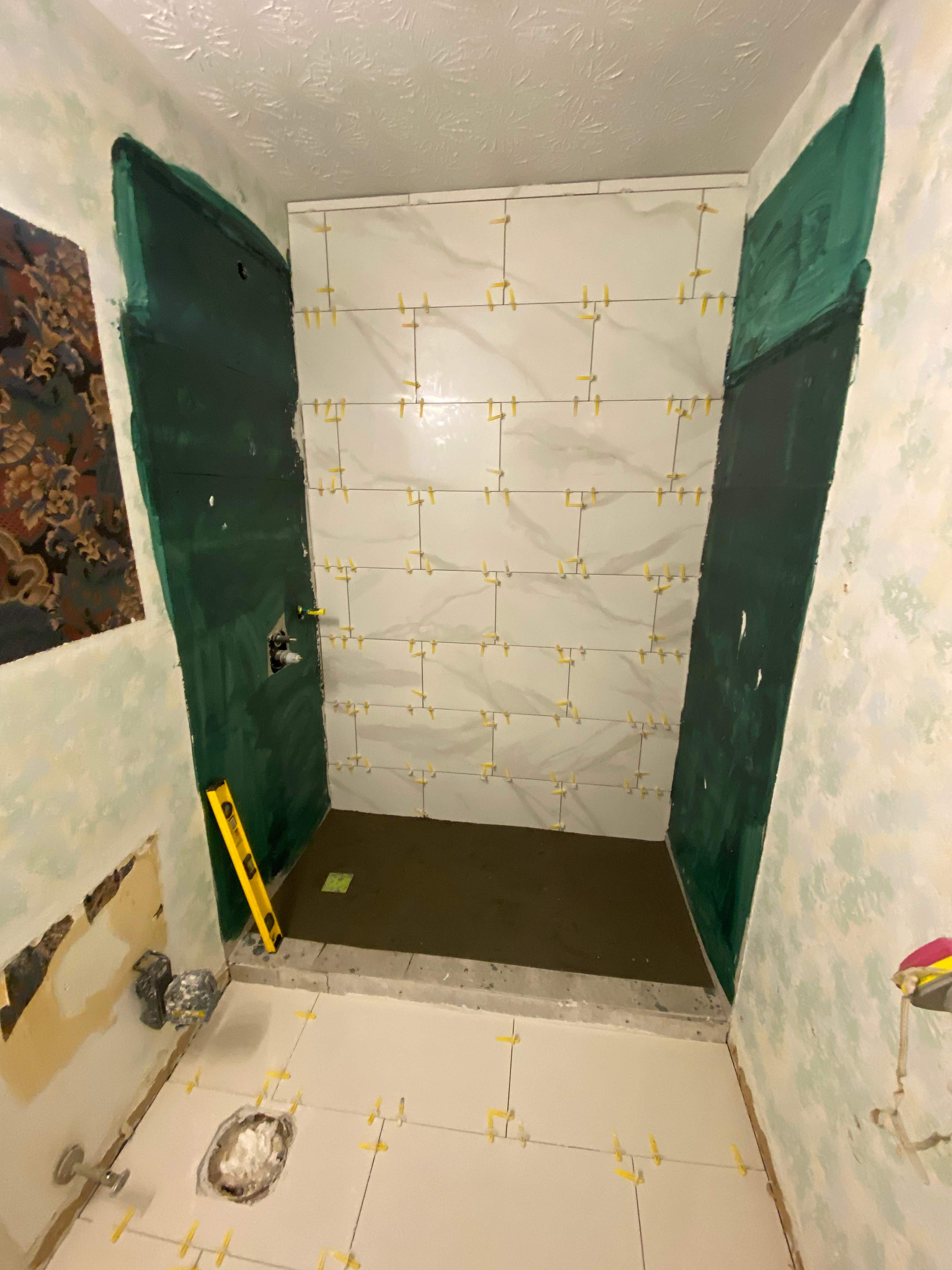 Tub to walk-in shower conversion by Prudencio