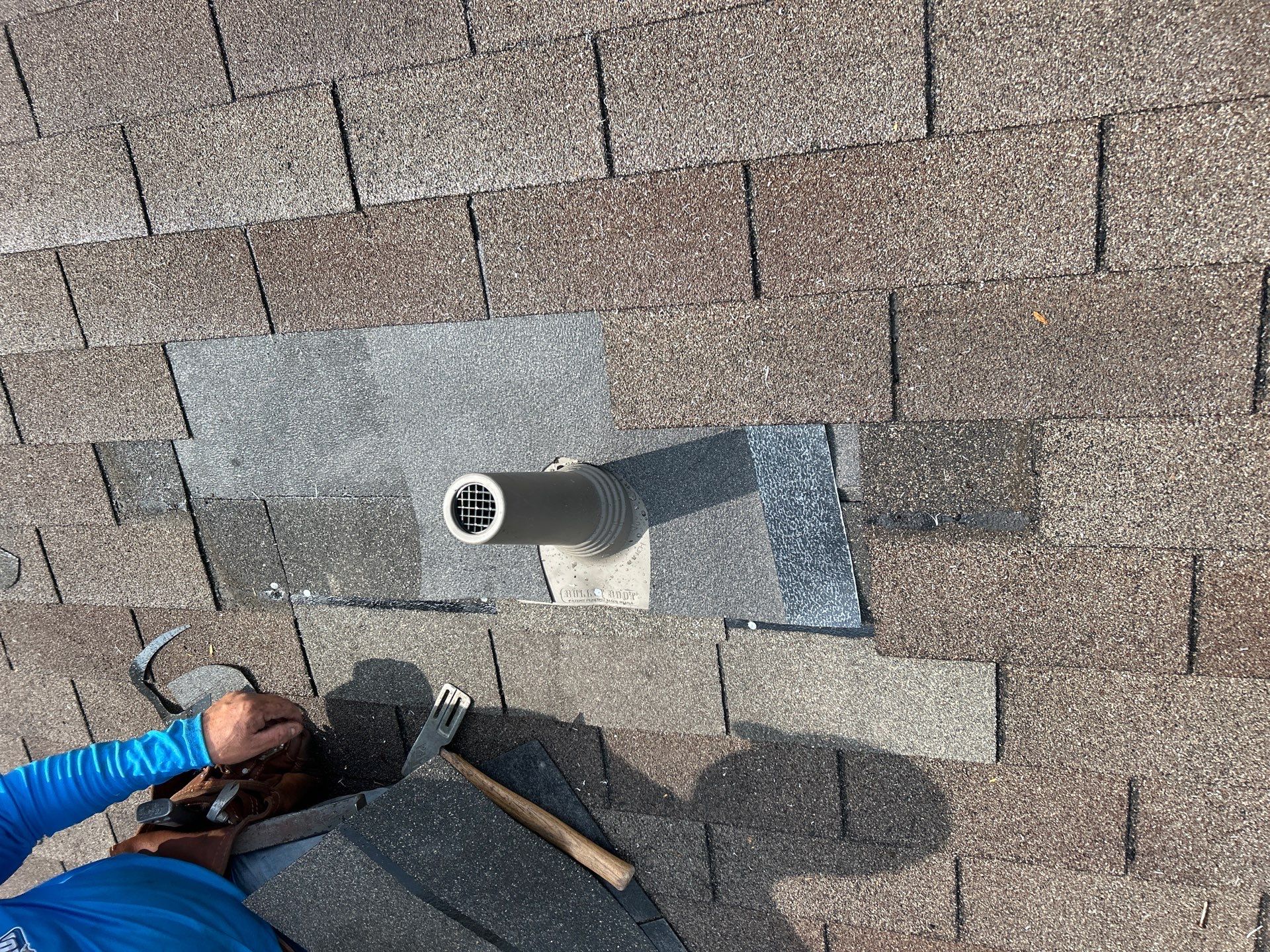 Hail Damage using Owen's Corning Duration (Lifetime) Shingles by Roof Repair Company