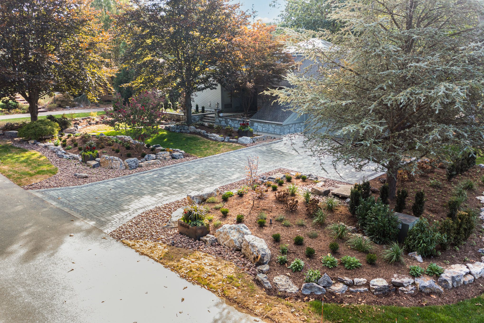 Penn National Project by Potted Luck Landscape