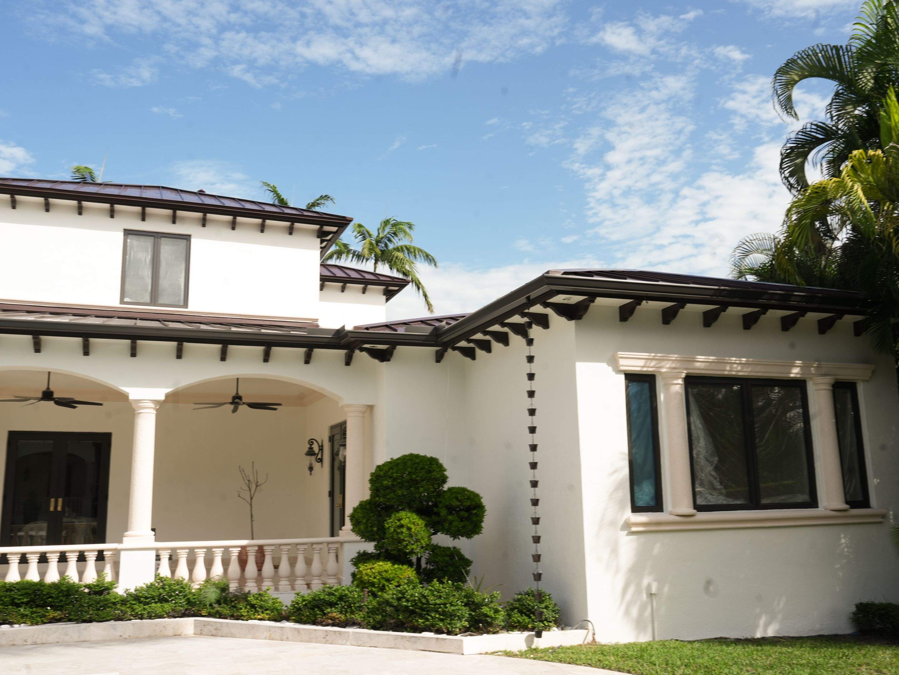 Metal Roof - Galvalume - Mansard Brown by Istueta Roofing