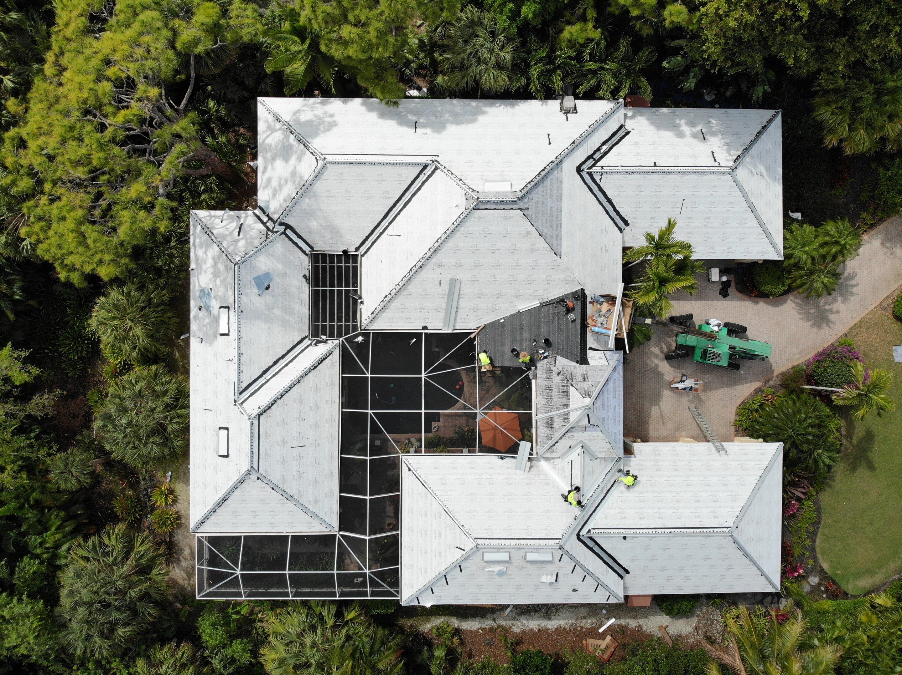 Residential Roofing Installation using Eagle Concrete Tile in Bonita Springs by International Roofing