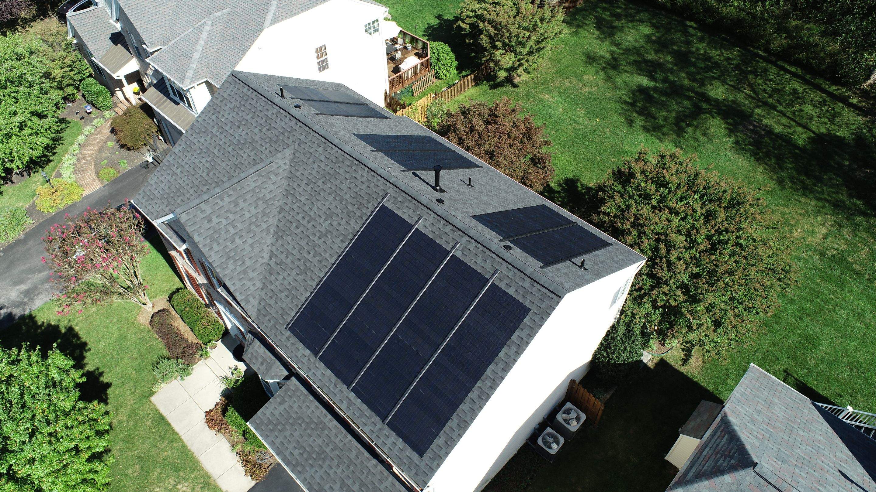 GAF Timberline Solar Roof Ellicott City, MD by American Home Contractors