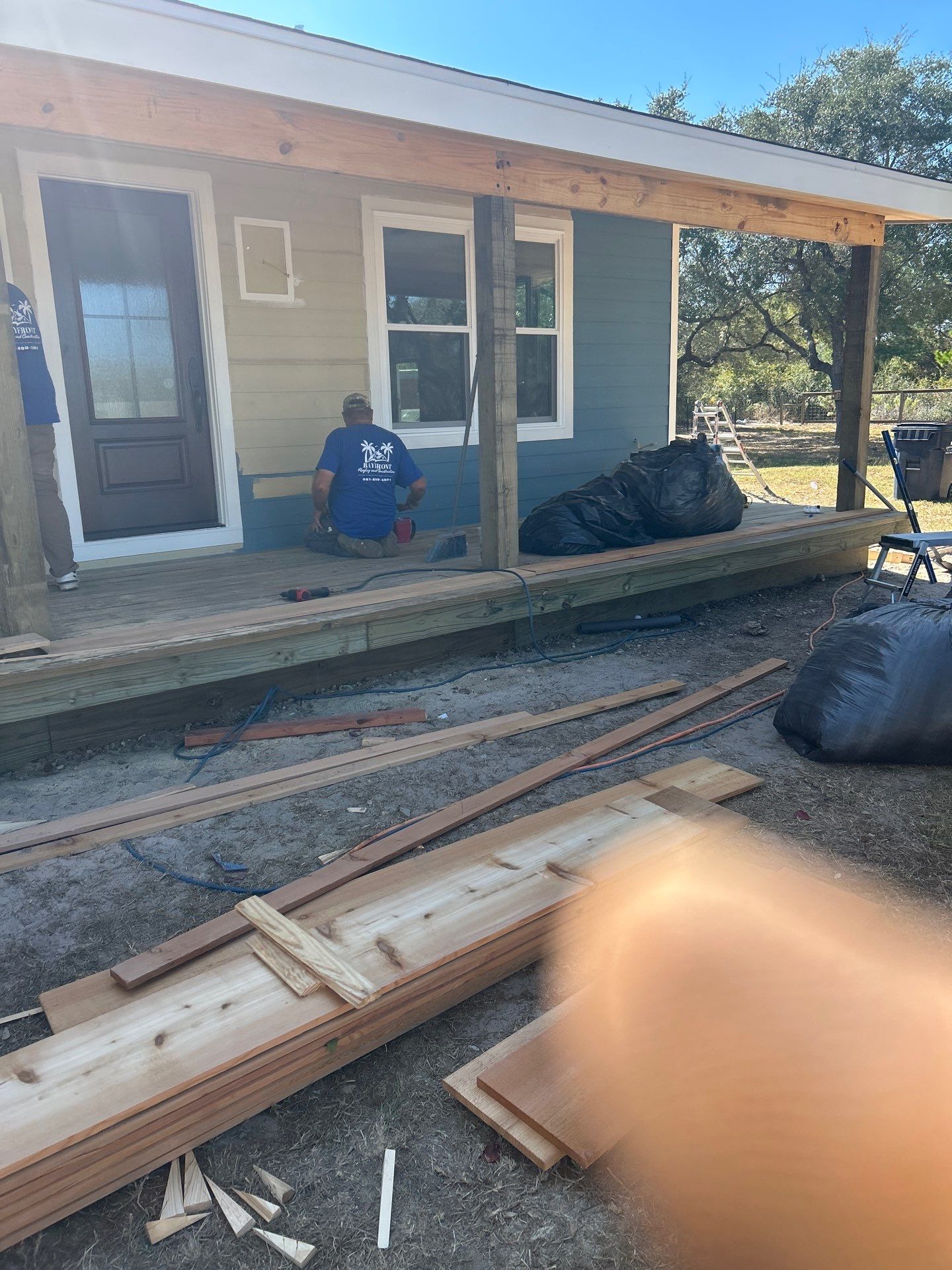 Customized Cabin by Bayfront Roofing and Construction