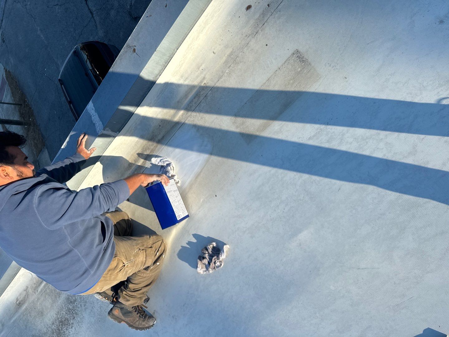Commercial Roofing Repair using GAF EVERGUARD TPO 60 Mil by Mosaic Roofing Company