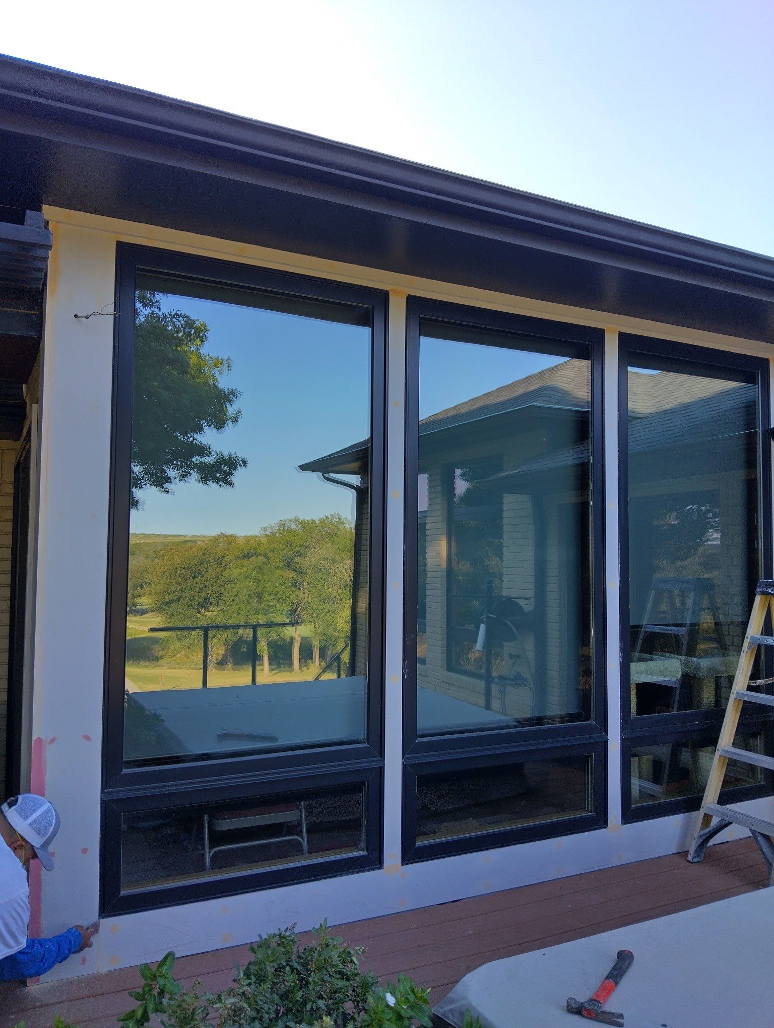 Exterior Repair using AZEK PVC Trimboards by Harvey Roofing & Construction