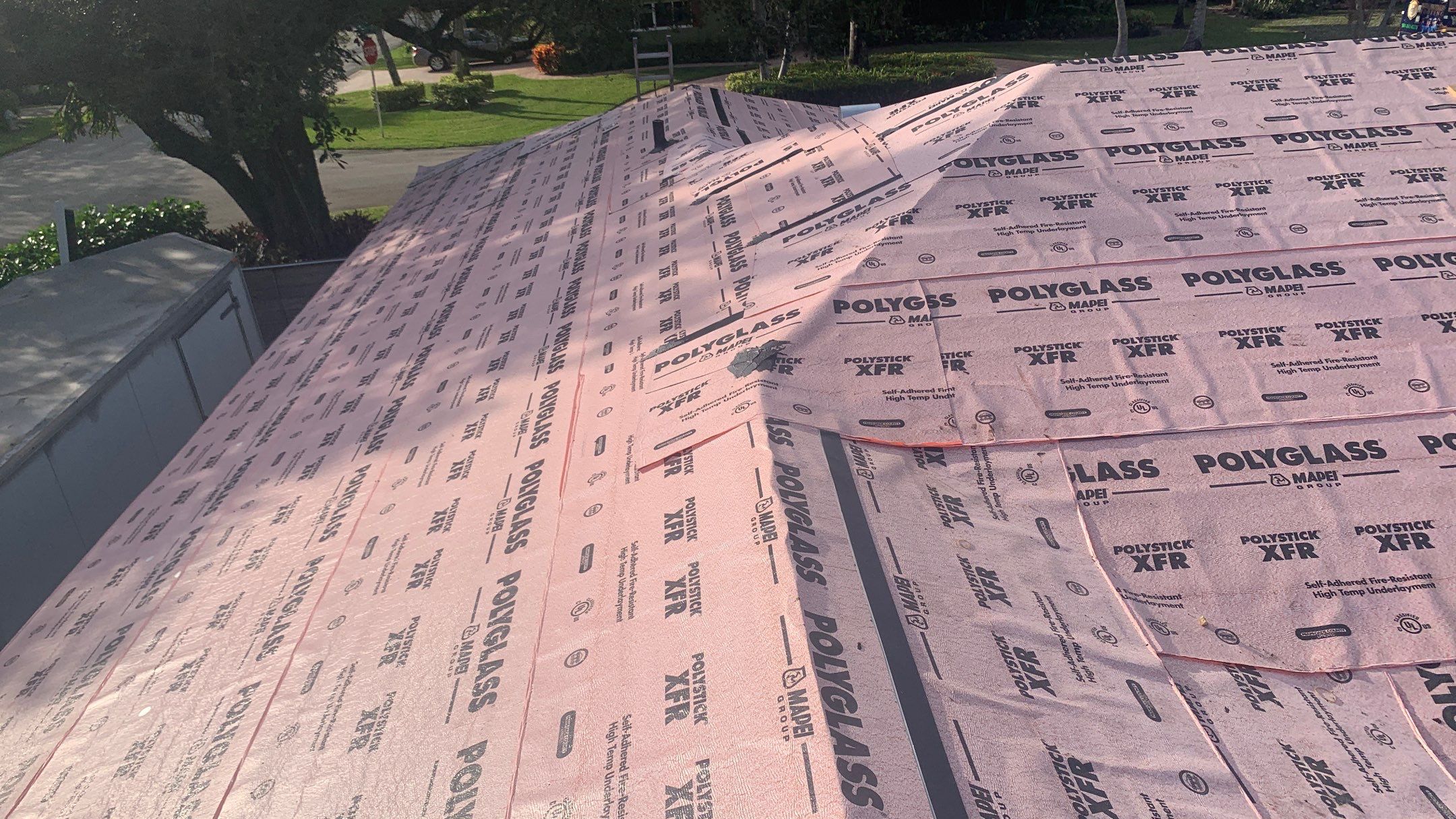Residential Roofing Installation using 1" Nail strip metal roof by BLUES BROTHERS ROOFING