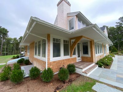 Gutter Installation using 6" Half Round Aluminum Gutter