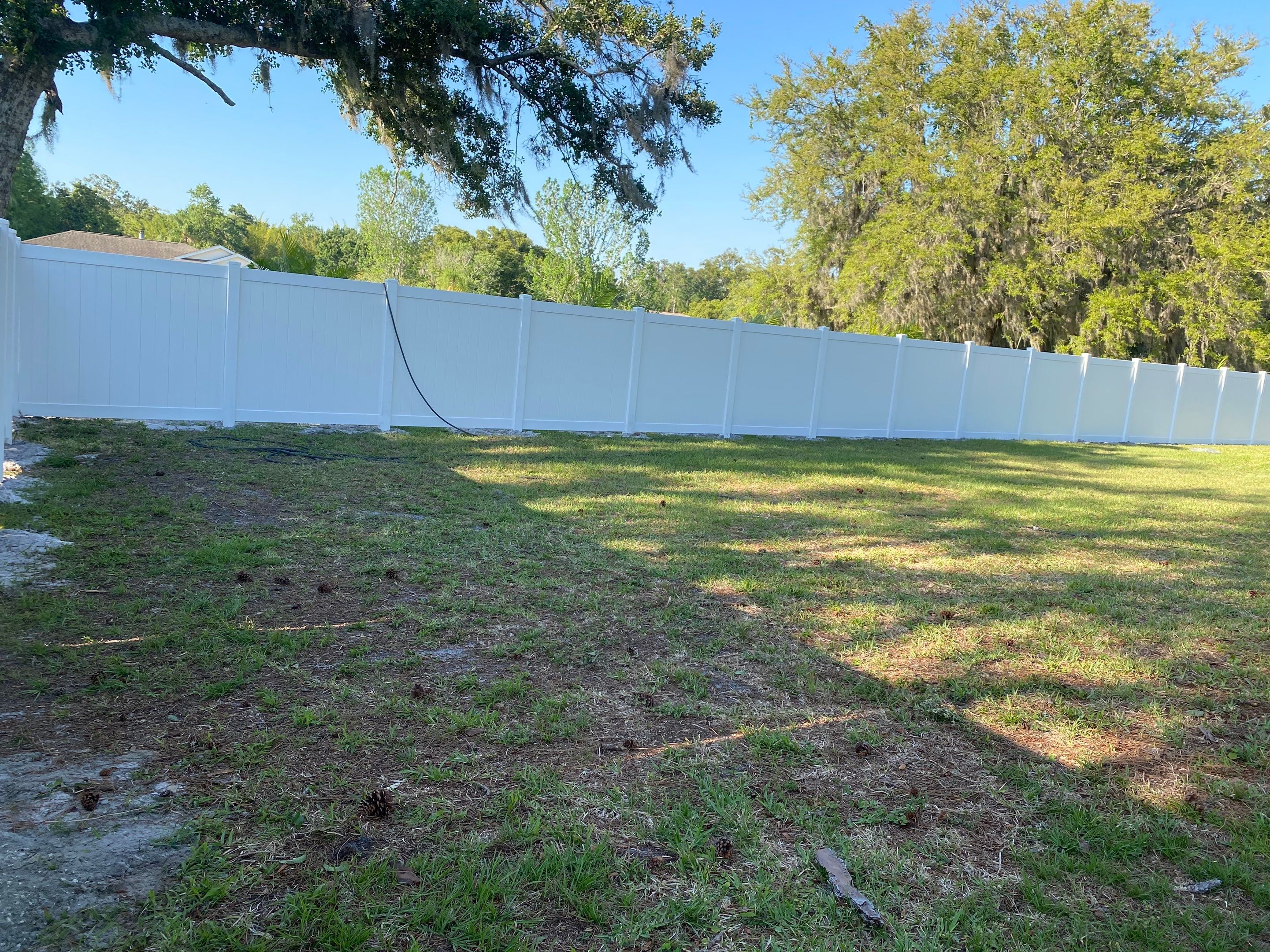 Sarasota, FL 6 ft. Tall White Vinyl Privacy Fence by Asap fence and gates, LLC