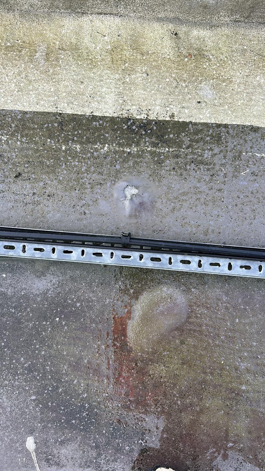 EPDM (rubber) Roof Cleaning using Honda 15lpm Low Pressure Washing Machine by Ges Exterior Cleaning ltd
