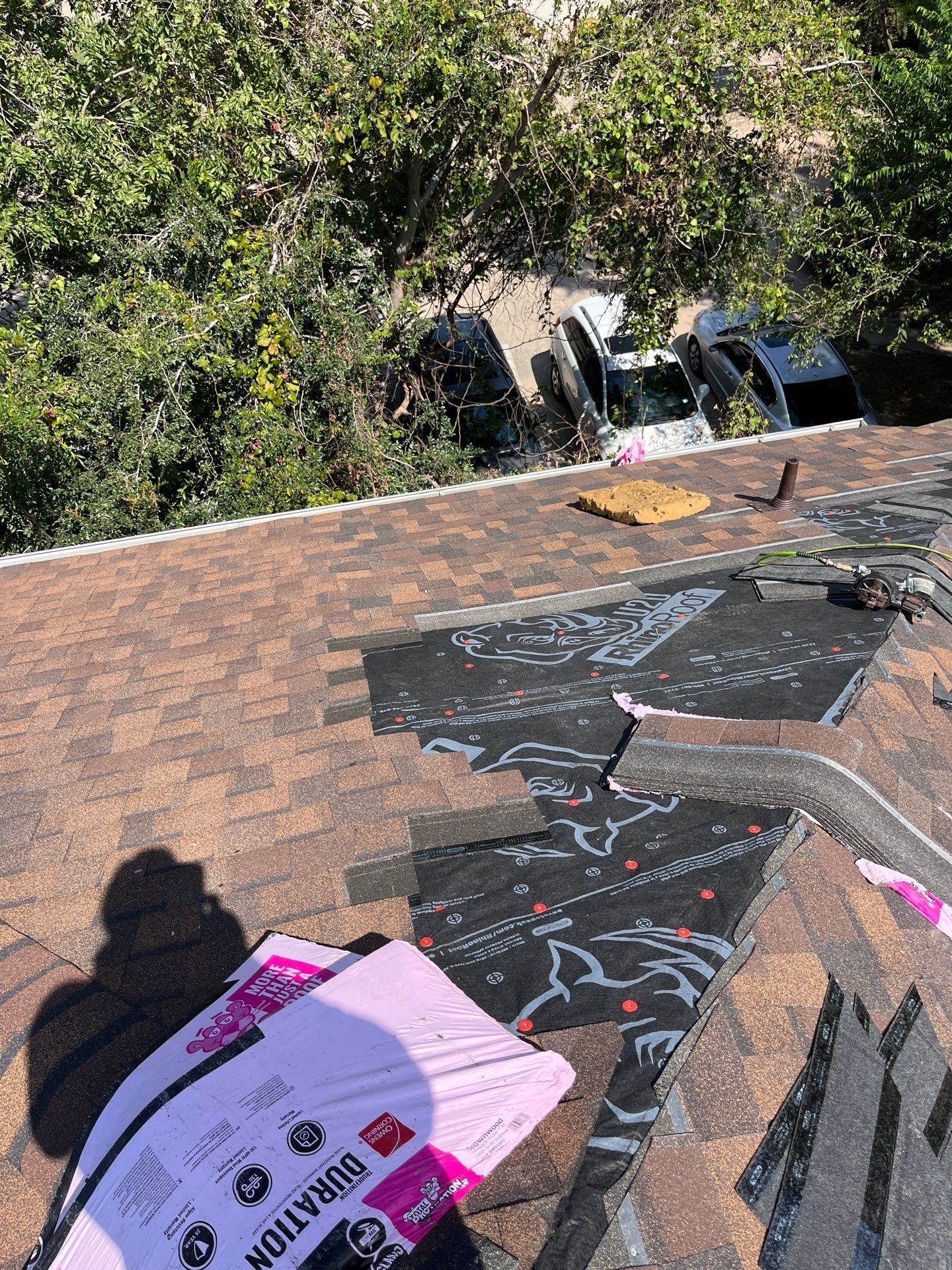 Residential Roofing Installation using Owen's Corning Duration (Lifetime) Shingles by Roof Repair Company