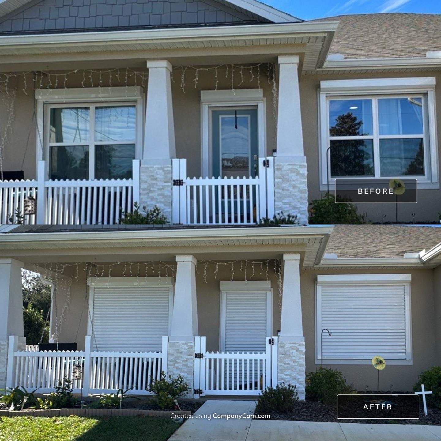 Rolling Shutters In White  by Smart Guard Shutters