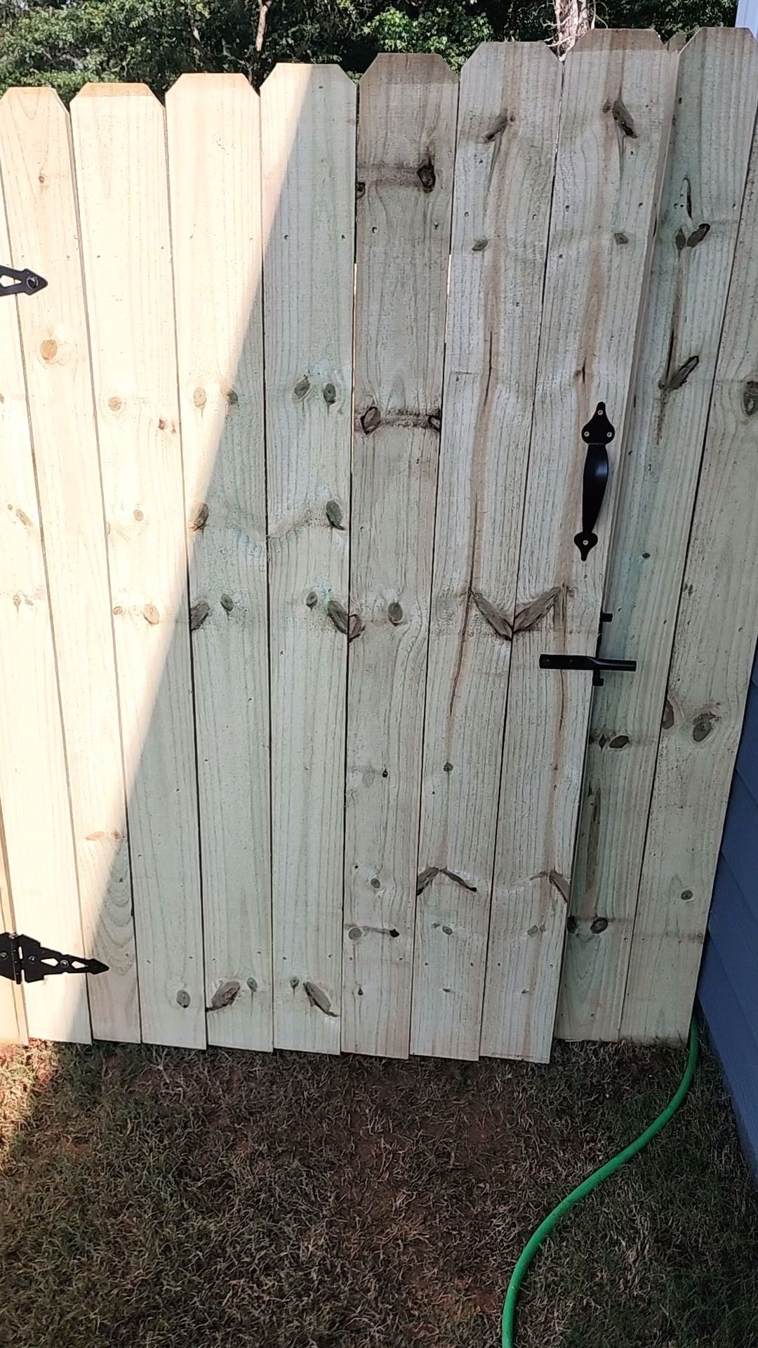 6' Wood Privacy with Dog Eared Pickets by Titans of Timber Fence & Stain