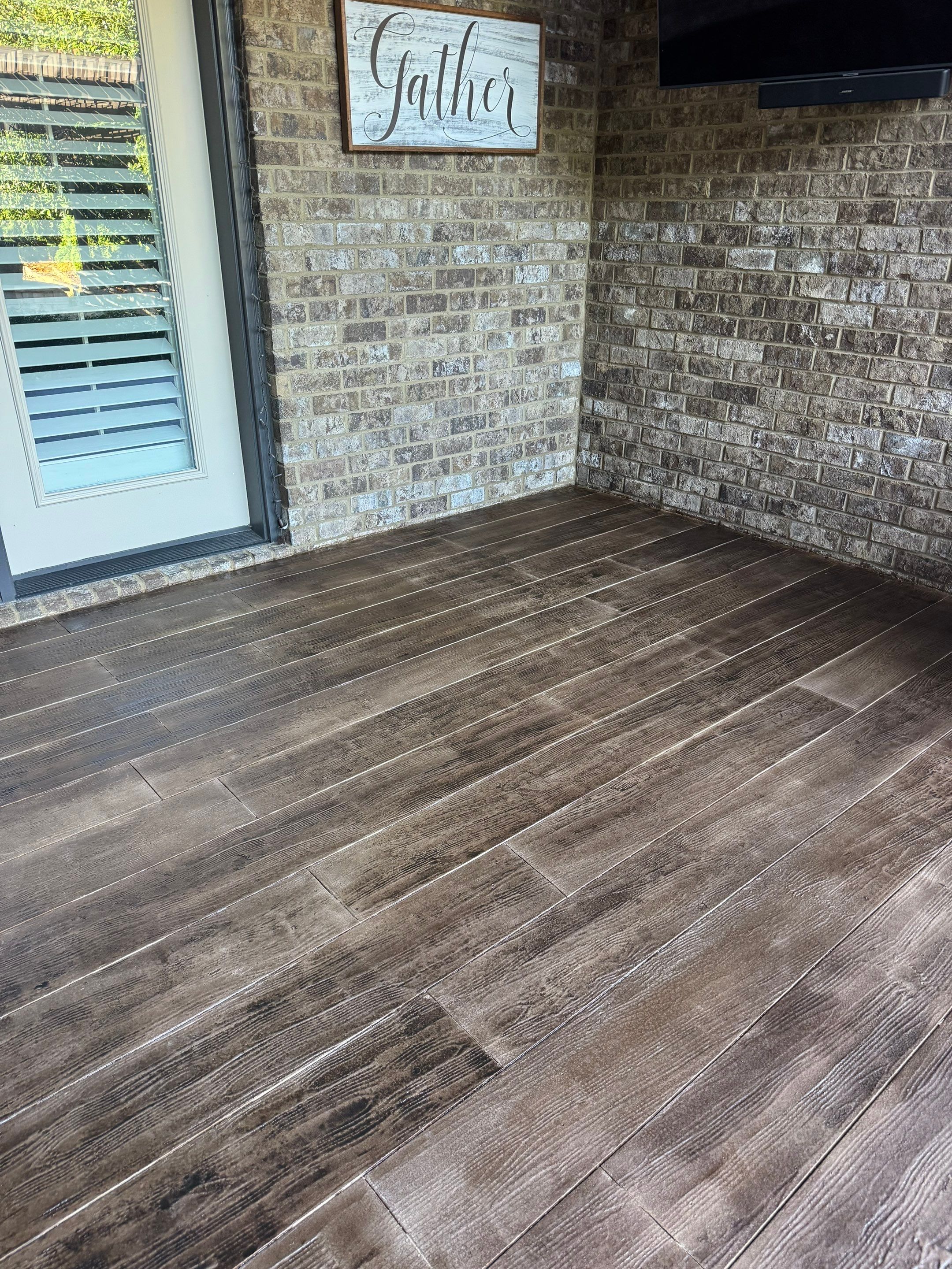 Project in Thompson's Station by Mecham Decorative Concrete