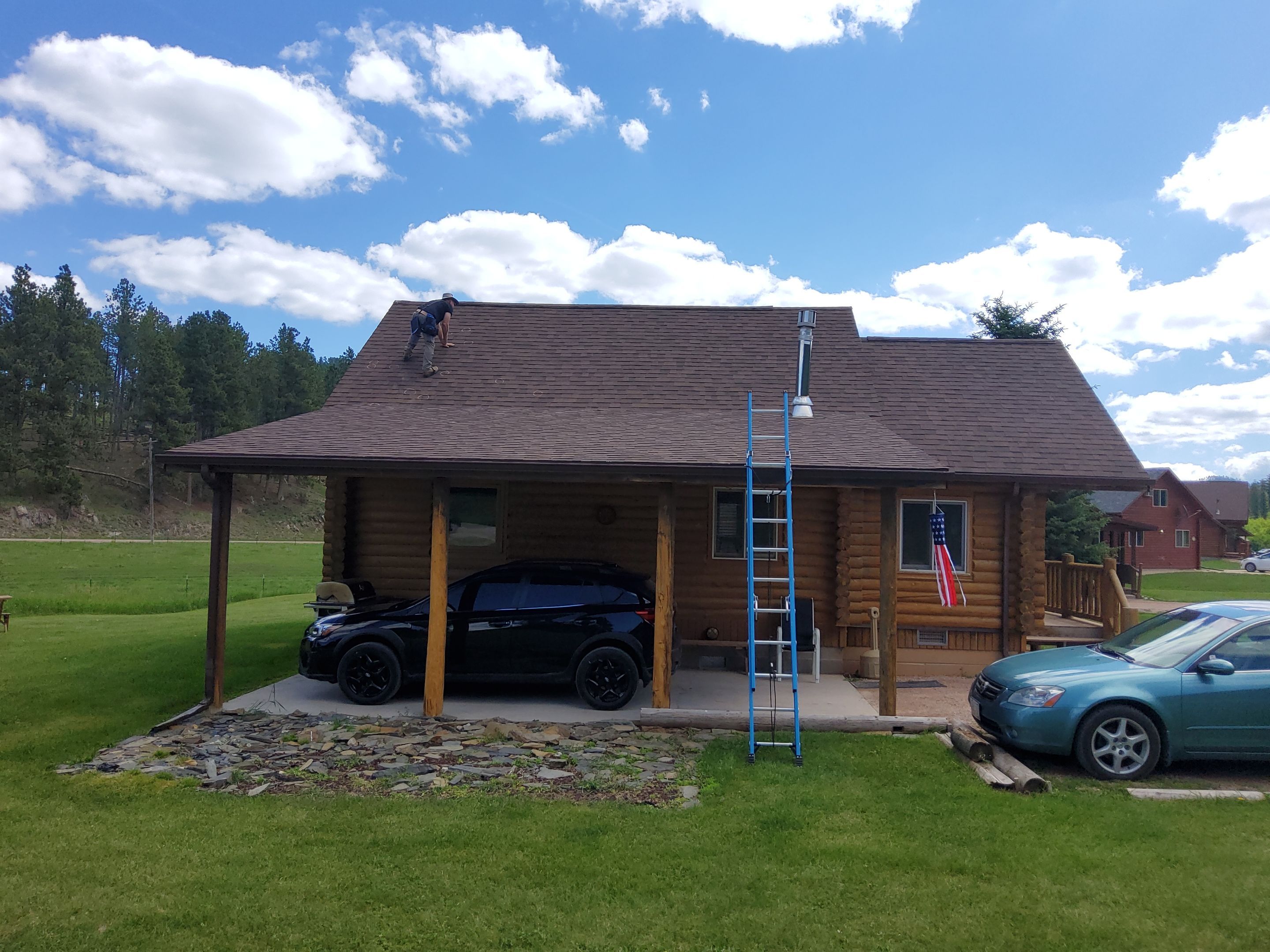 Residential Roofing Installation using Owens Corning Duration Teak by Lightning Exteriors