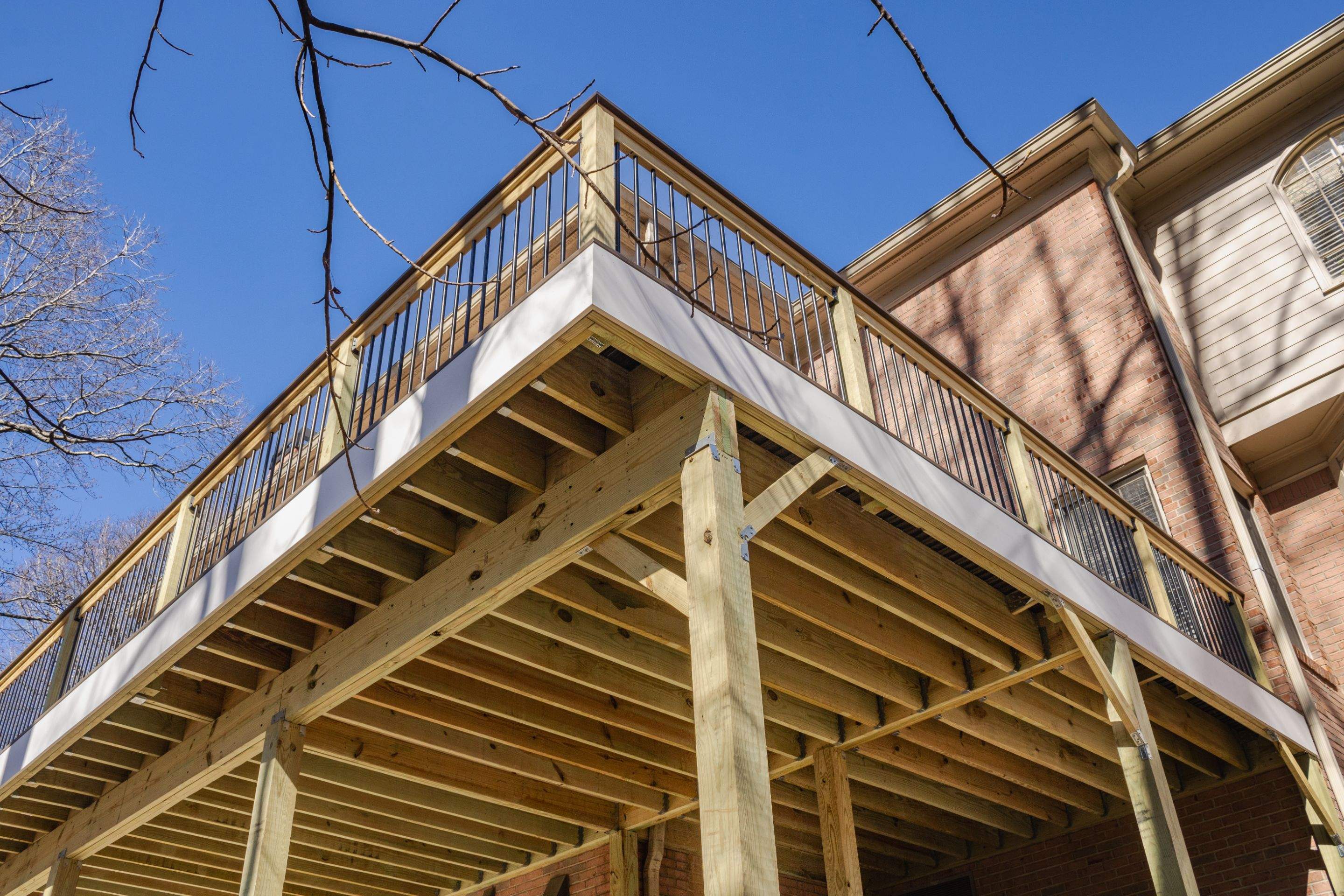 Deck Build using Deckorators Venture Series Decking in Alpharetta, GA by Nelson Exteriors 