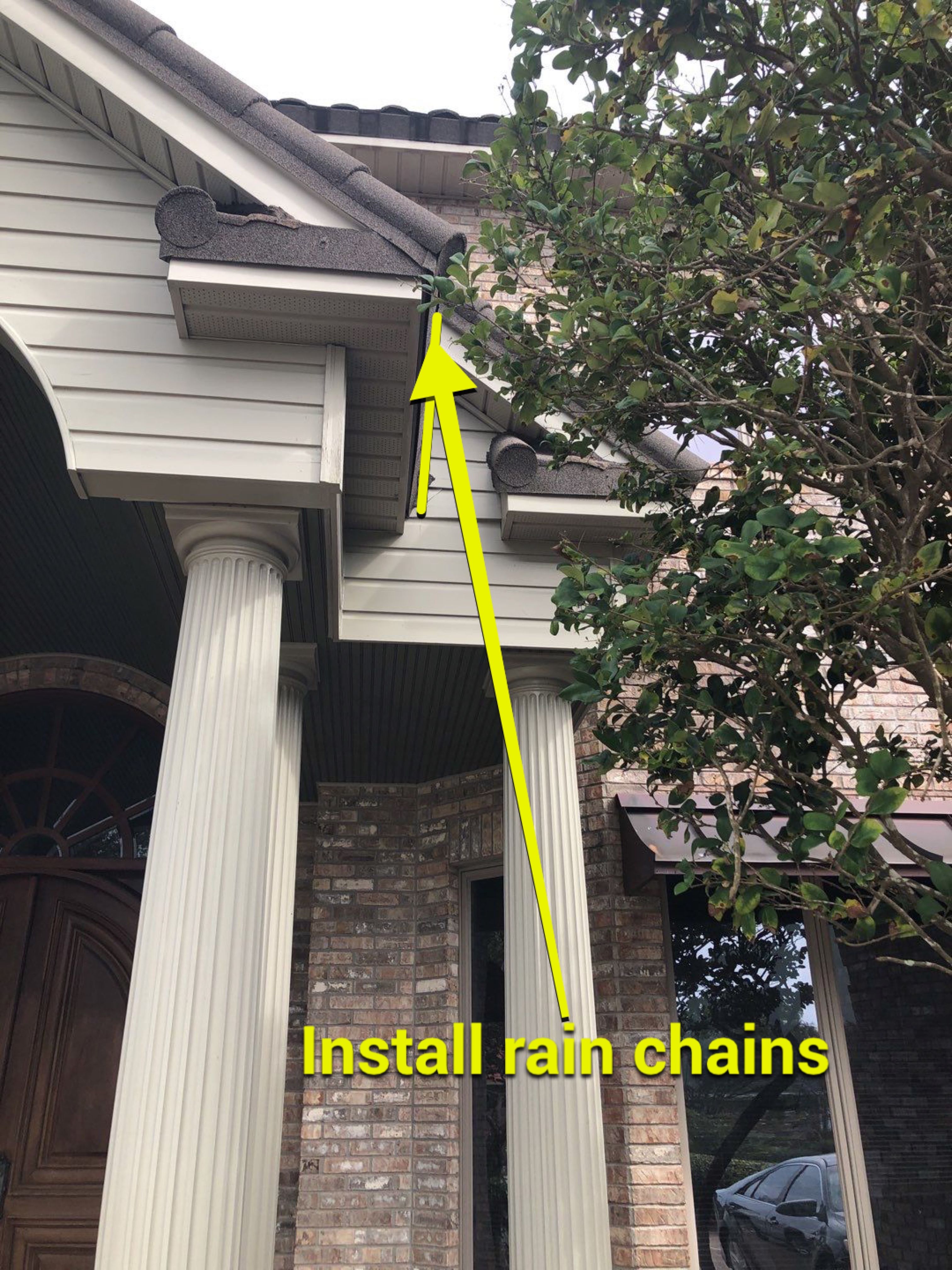 Seamless Gutter Installation with Wicker Color K-Style Gutters and LeafBlaster Pro Mesh Gutter Guards by Gutter Professors