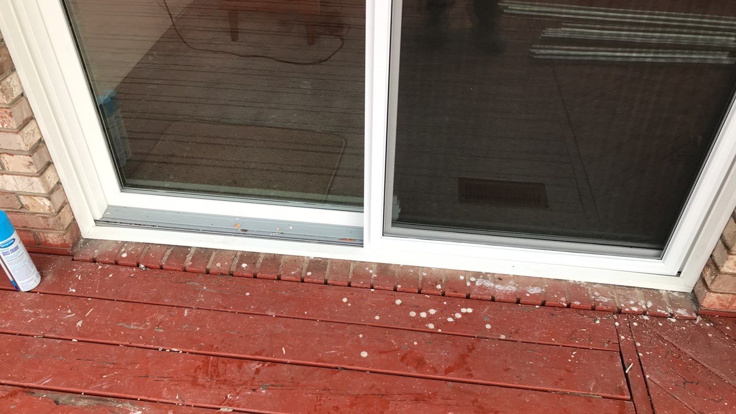 Deck Refurbush and Door Replacement using Trex Decking and Railing. Polaris Patio Doors by Secure Construction Company Inc