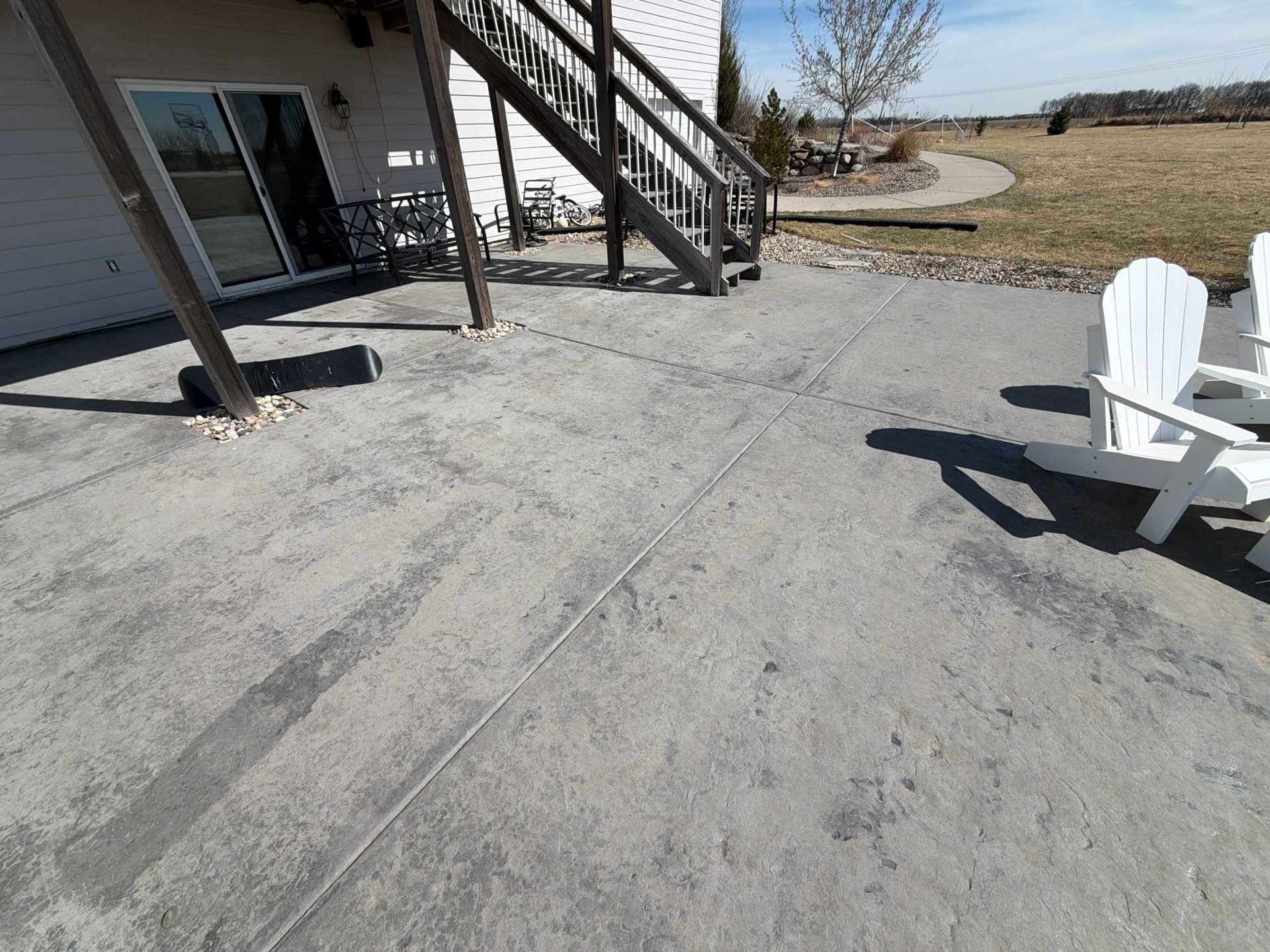 Concrete Patio Restoration and Installation in Sioux Falls by Select Painting, Coatings & Garage Cabinets