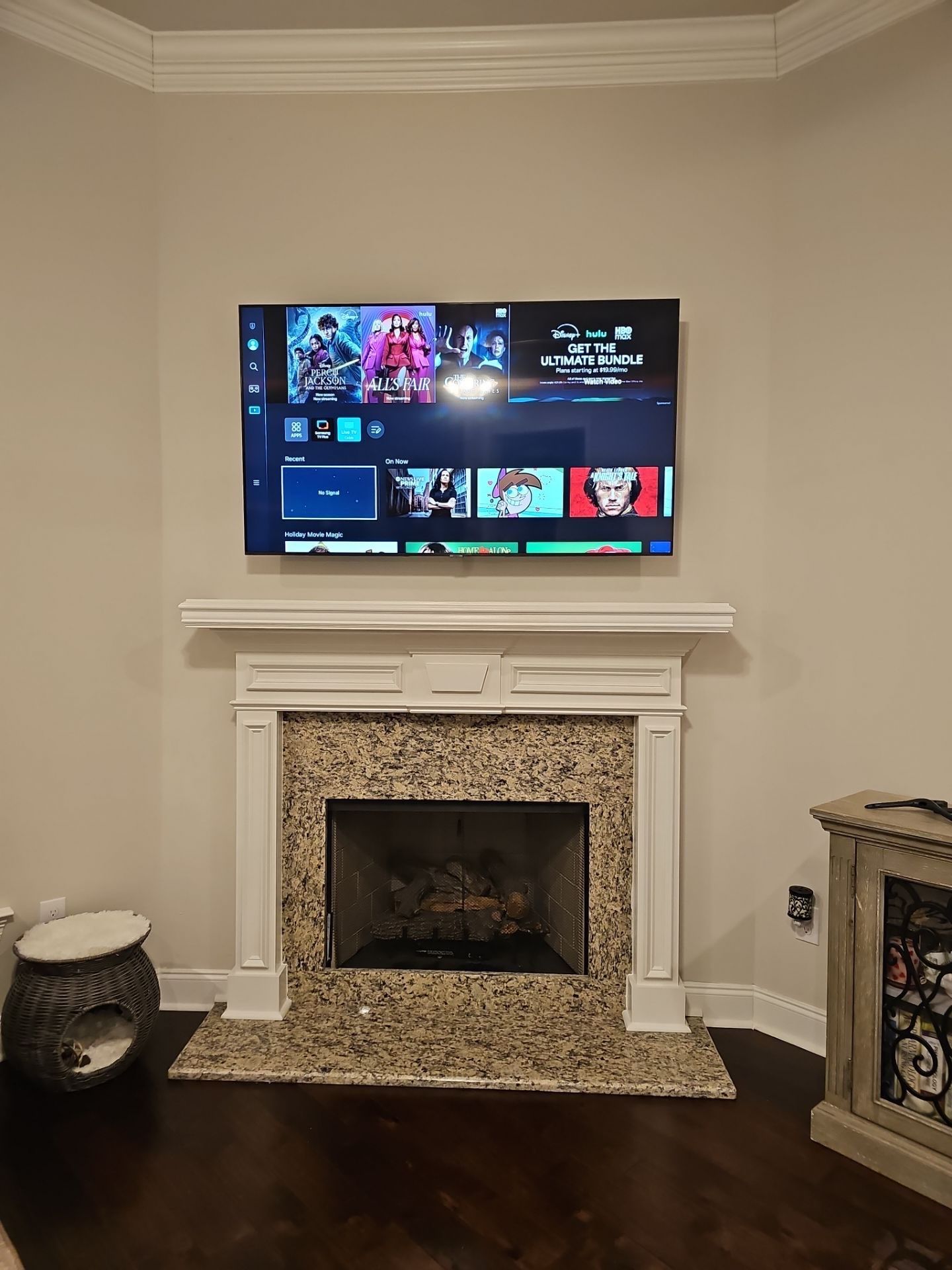 Fireplace TV Mounting Projects by Hangman Mounting & Installation 