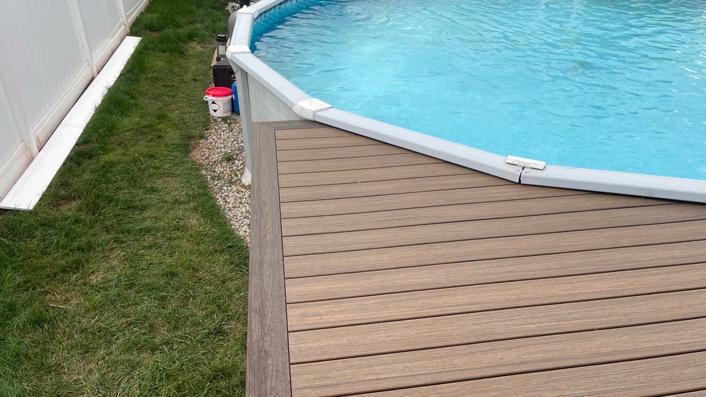 New Pool Deck in South Plainfield, New Jersey by deck guardian