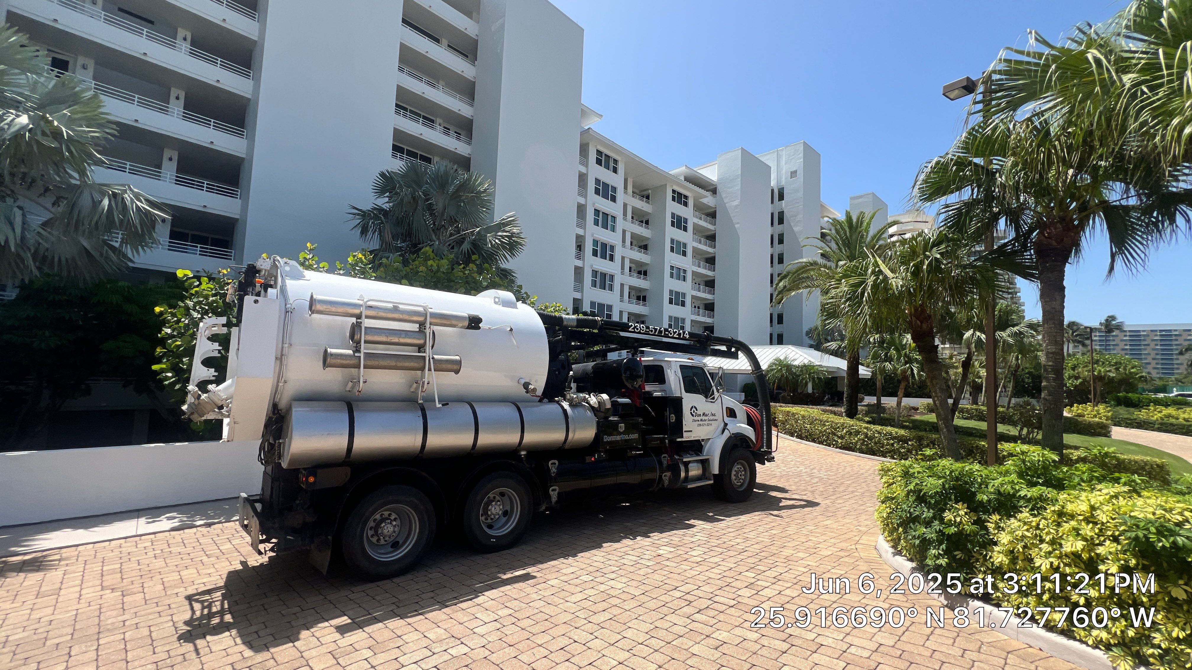 Marco Island Condo Stormwater System Maintenance by Don Mar, Inc. Storm Water Solutions