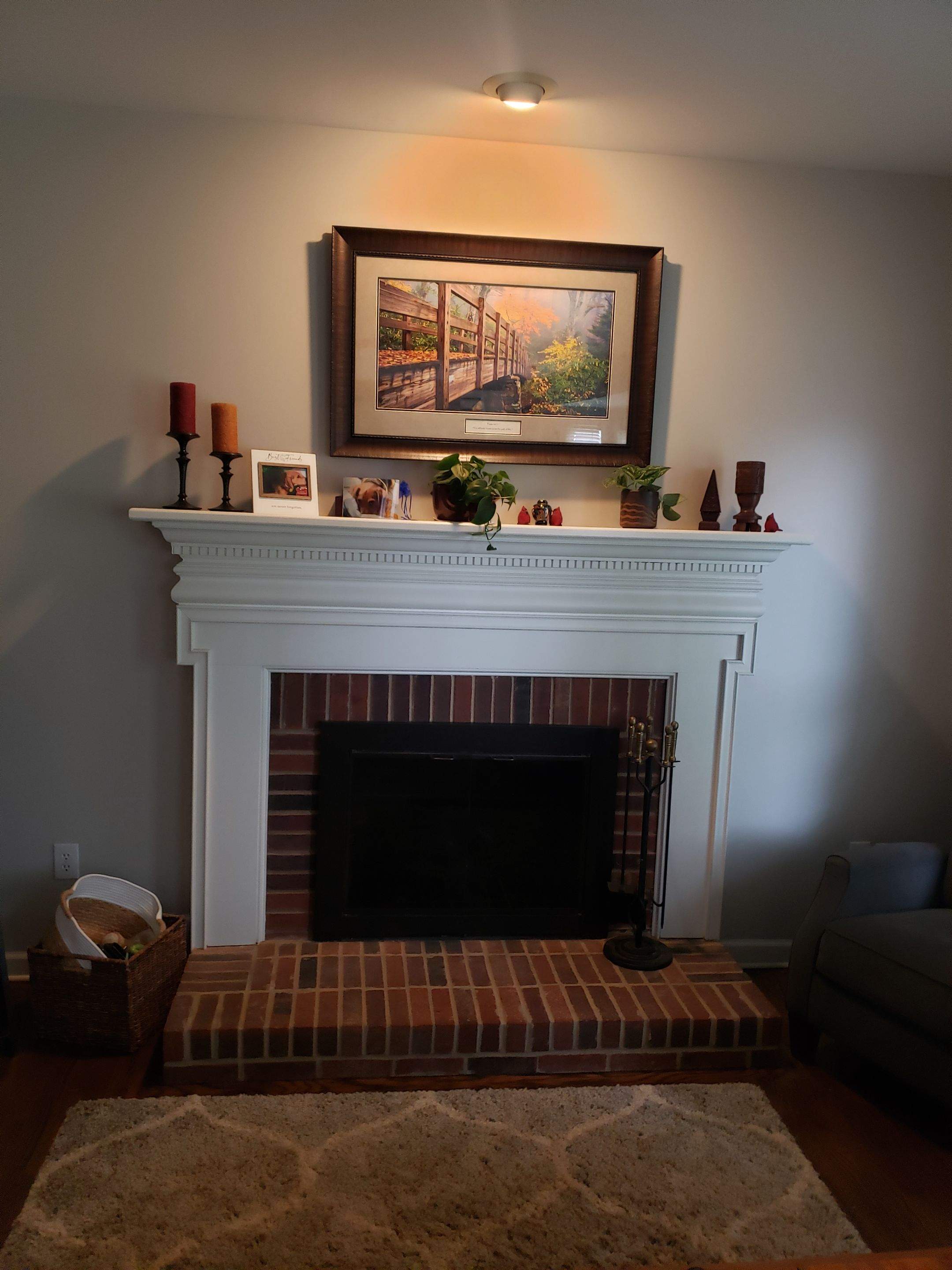 Fireplace Trim Out using Ship Lap by A Step Above Handy LLC 
