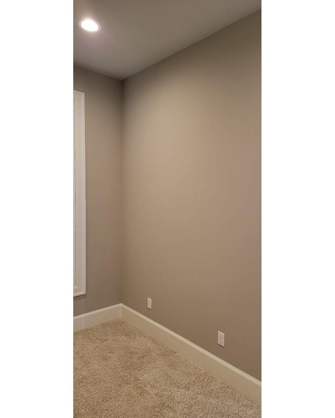 Closet transformation to coffee nook with custom shelves and LED lighting. by Crm Services Llc