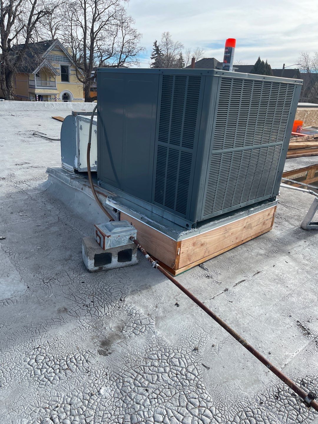  Commercial Roofing Installation using MuleHide .60 TPO - White-- Fully Adhered by A to Z Roofing