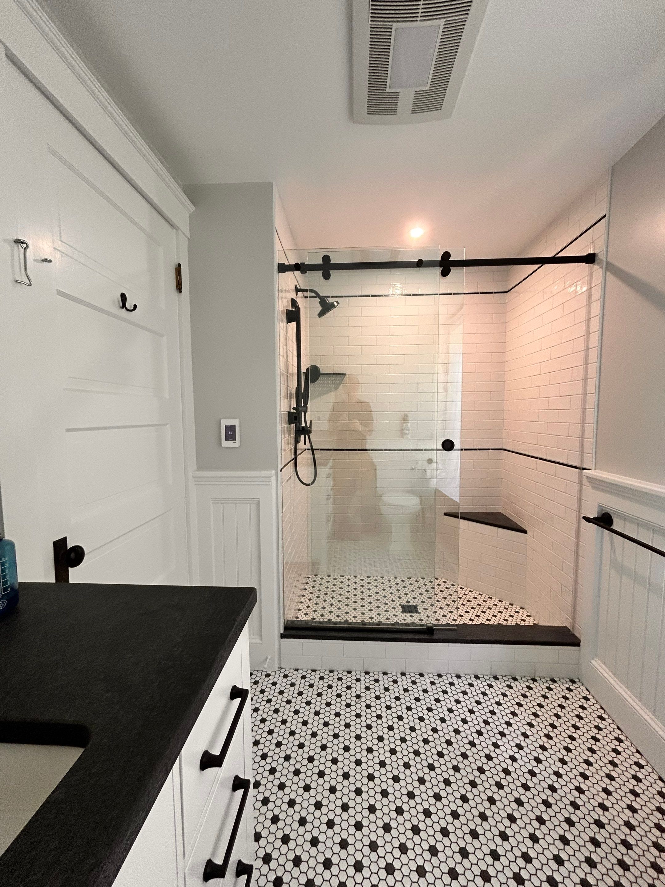 CRL Deluxe Serenity Shower using Tempered Shower Glass by Cheshire Glass Company