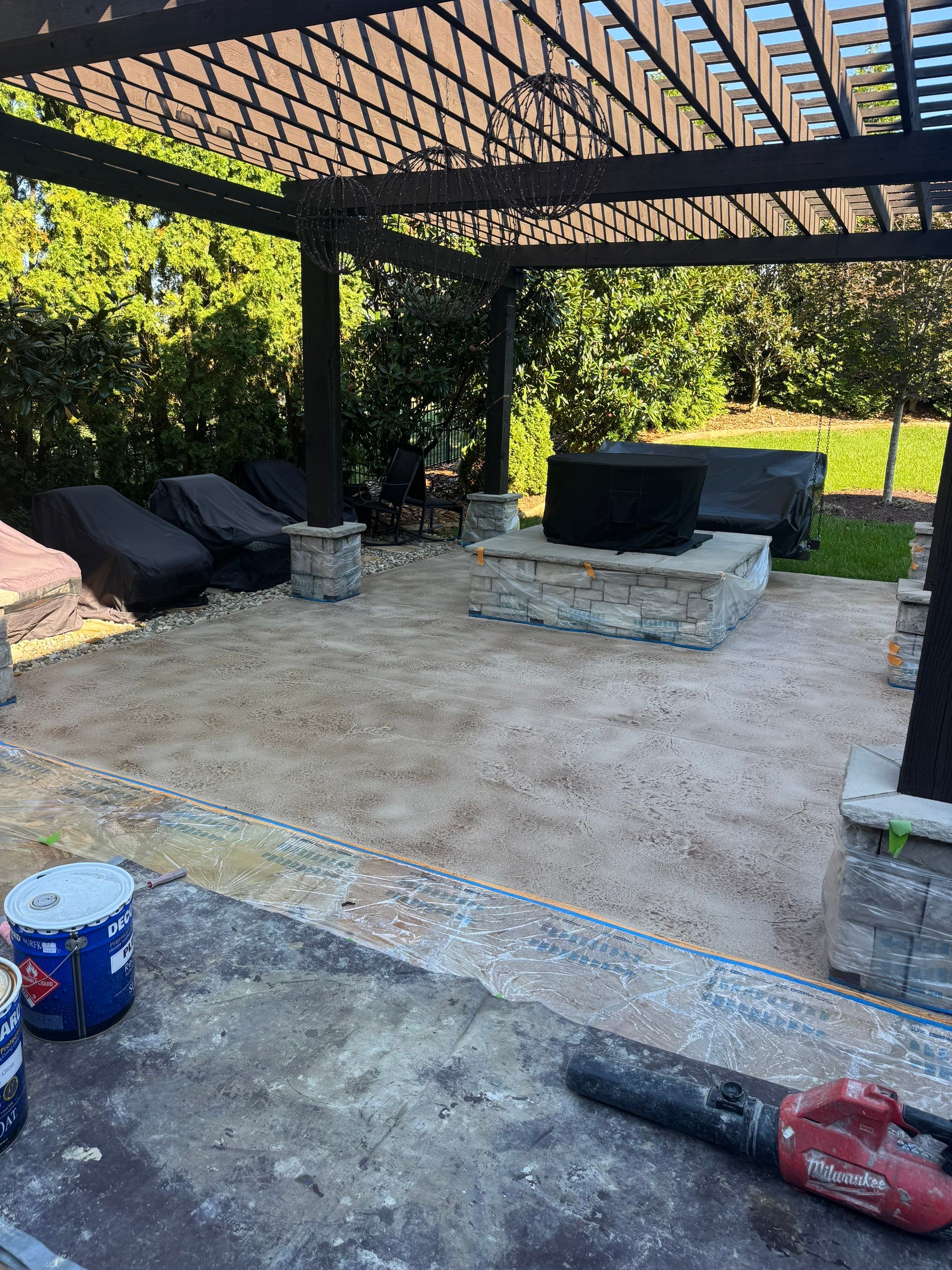 Project in Thompson's Station by Mecham Decorative Concrete