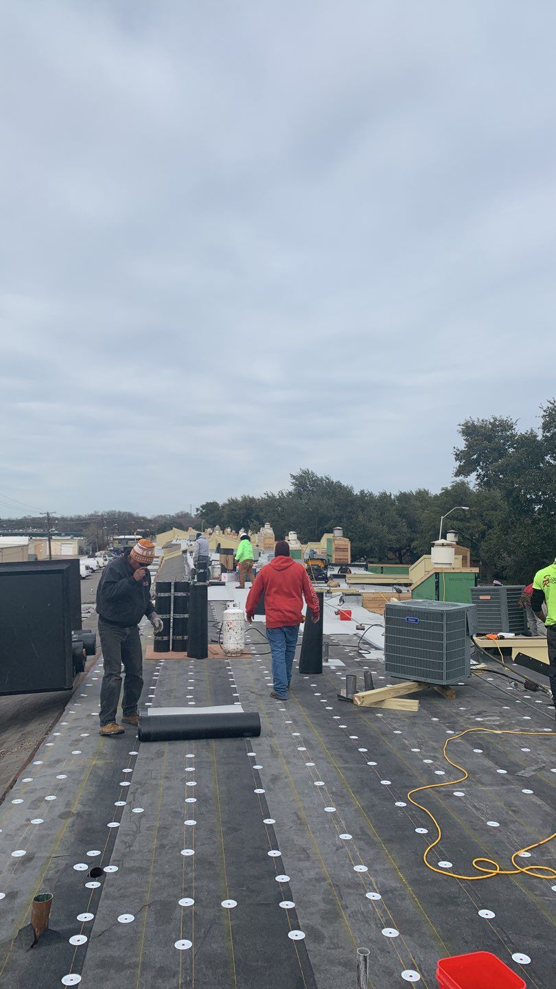 Apartment Roof Replacement by First Out Roofing