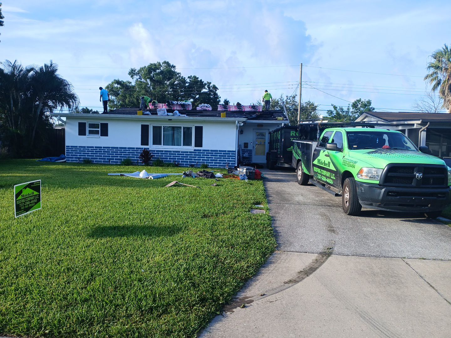 Project in Pinellas Park 33782 by Mitchell Roofing Company LLC