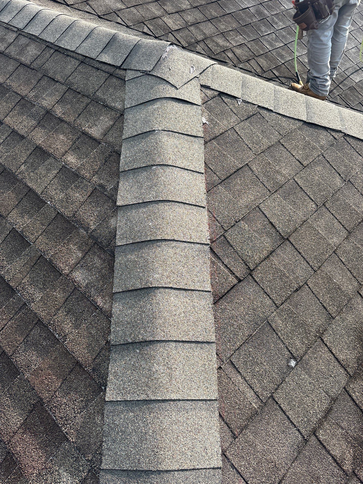 Hail Damage using Owen's Corning Duration (Lifetime) Shingles by Roof Repair Company