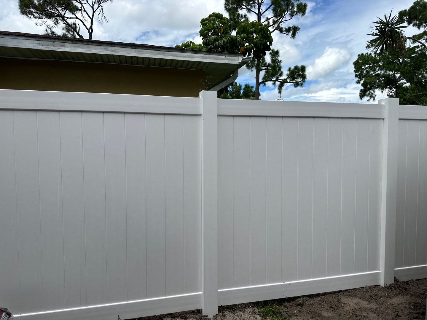 Vinyl Privacy Fence using 6Ft White Vinyl Privacy Fence by Asap fence and gates, LLC