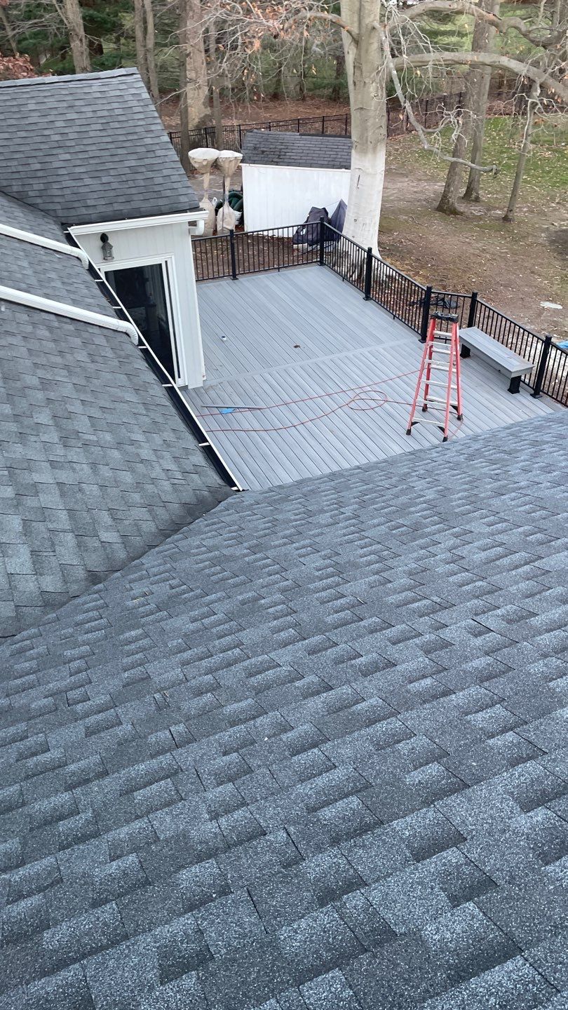 New Deck with Porch In Marlboro by deck guardian