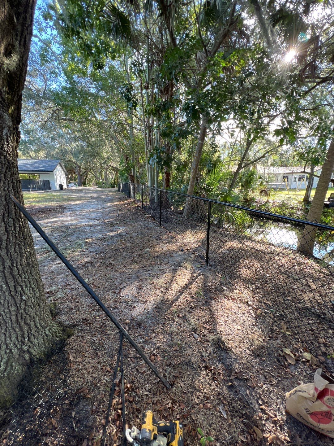 Sarasota, FL 4ft. Tall Black Aluminum & 4 ft. Tall Black Chain-link Fence by Asap fence and gates, LLC