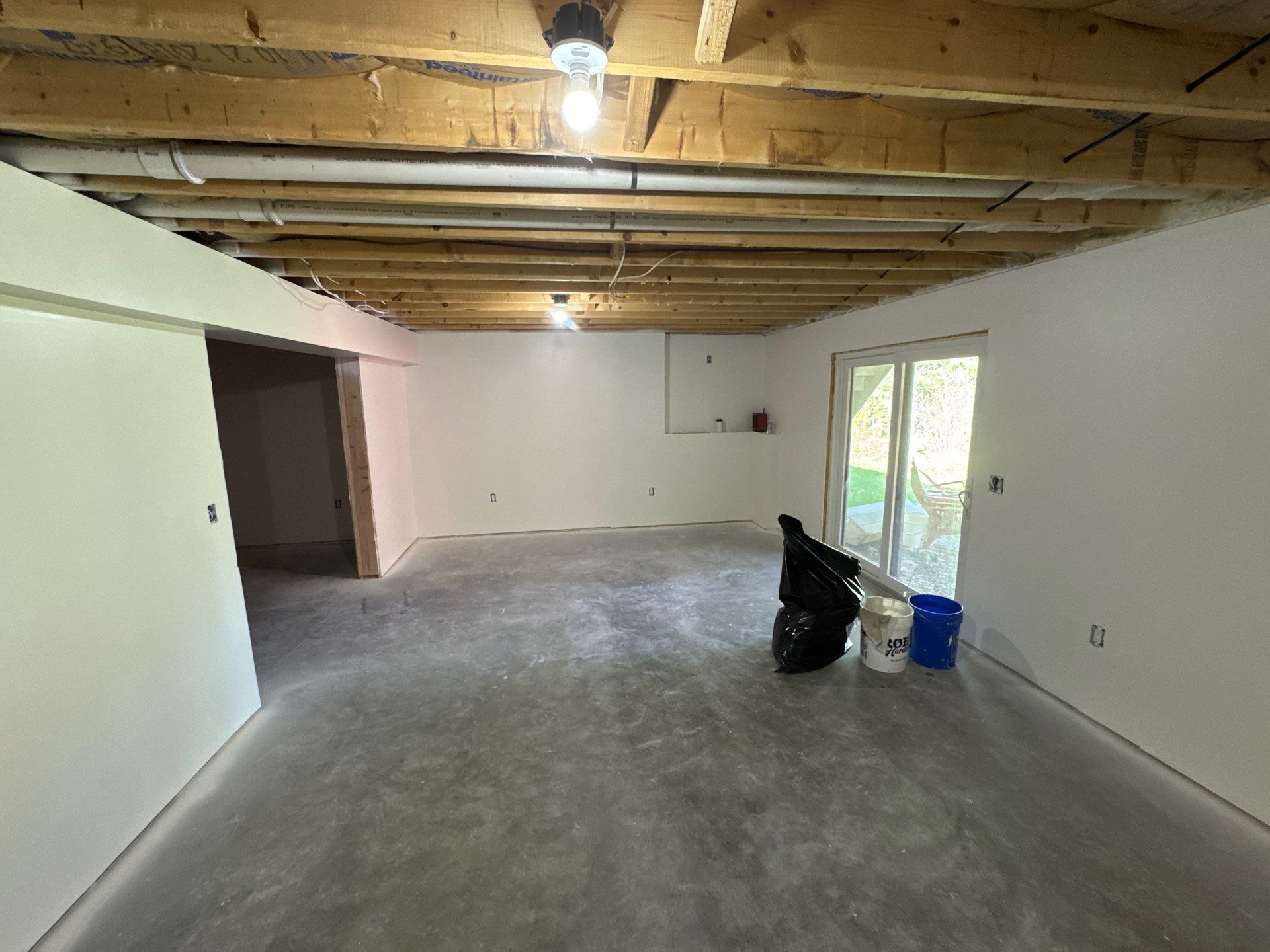 Basement Remodel by Big Pine Panting Inc