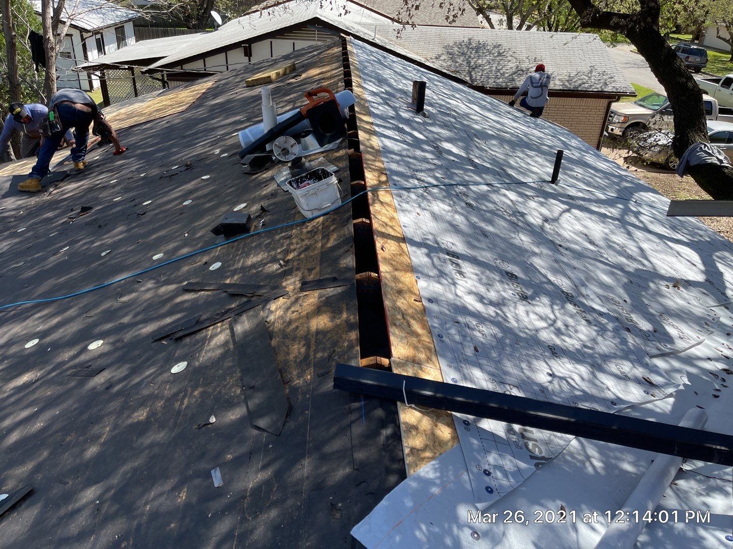 Historical Home needed a full decking and new roof by First United Roofing & Construction