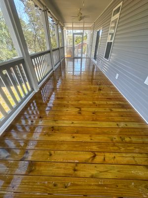 Deck using Wood Sealant