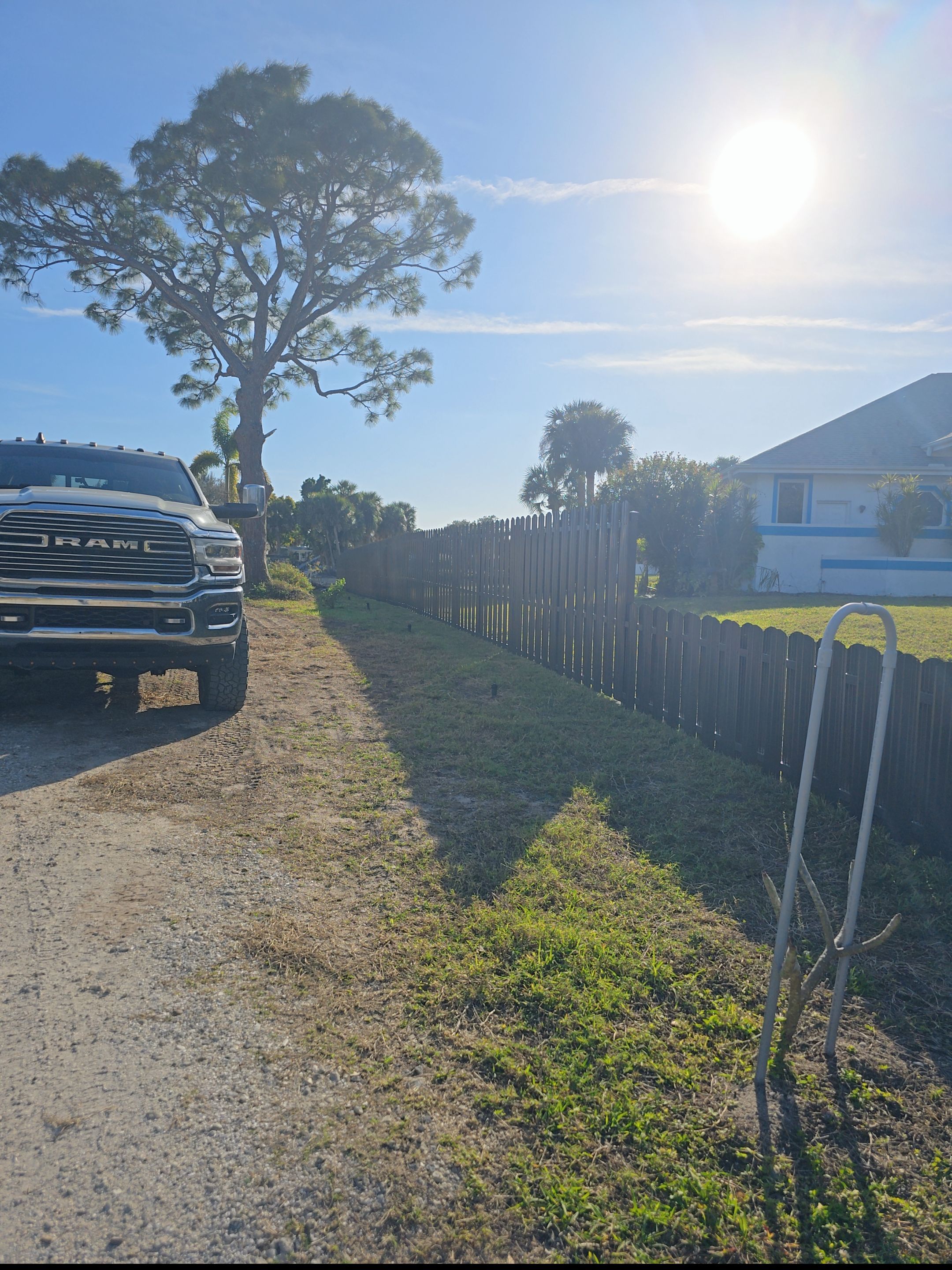Bronze Metal Privacy Fence in Port Charlotte by True Fence LLC