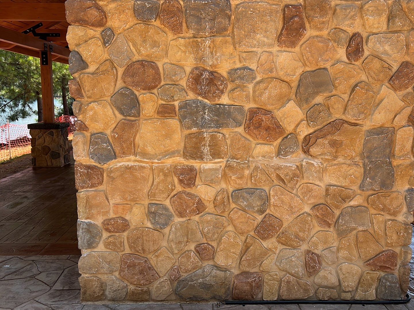 Stamped Concrete Pavilion Slab by Xtreme Concrete Services