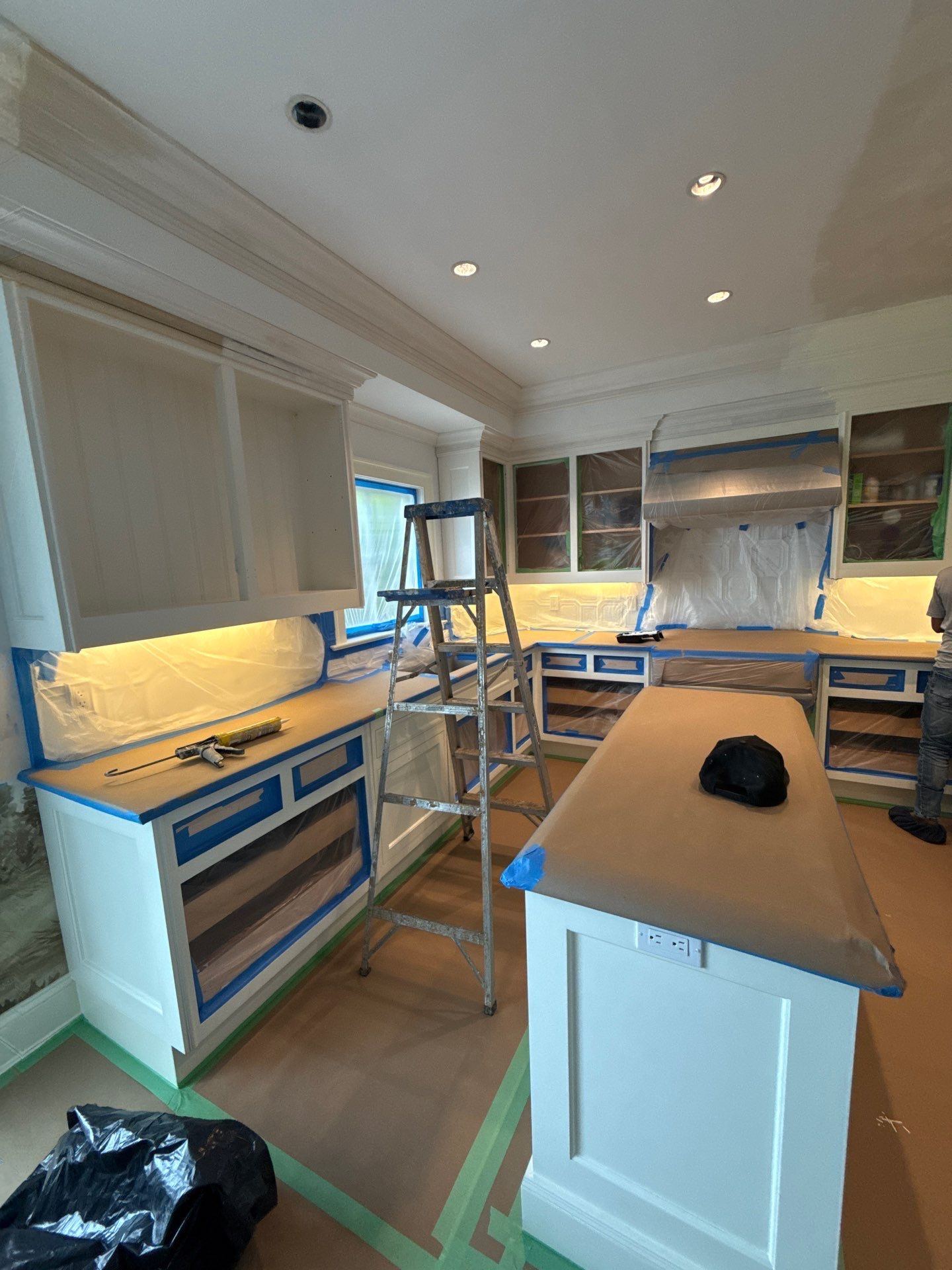 Water Damage Repairs in Luxury Kitchen and Primary Bathroom by Fox Hill Luxury Real Estate Services
