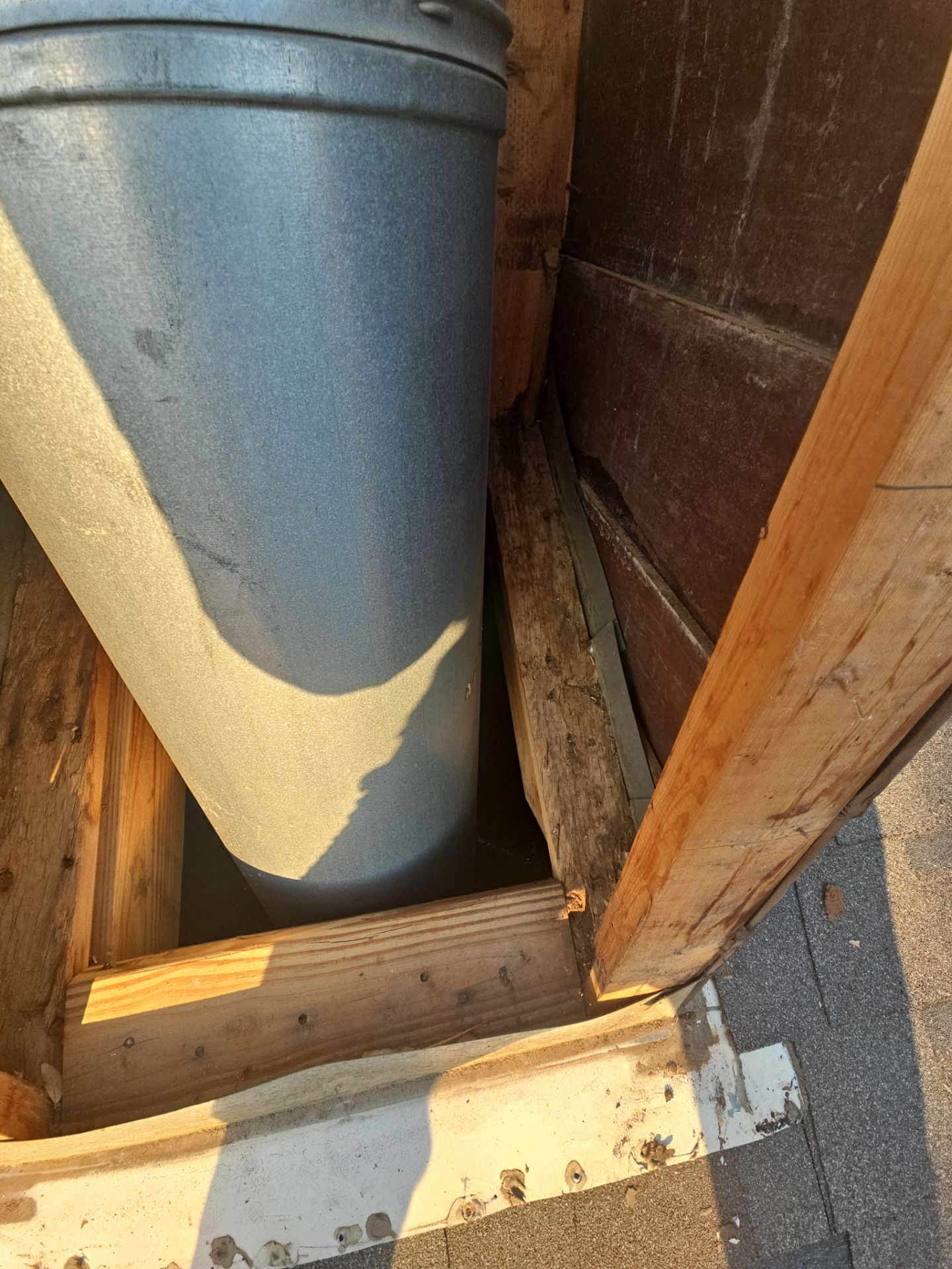 chimney repair using lap engineered treated composite siding. by road roofing llc