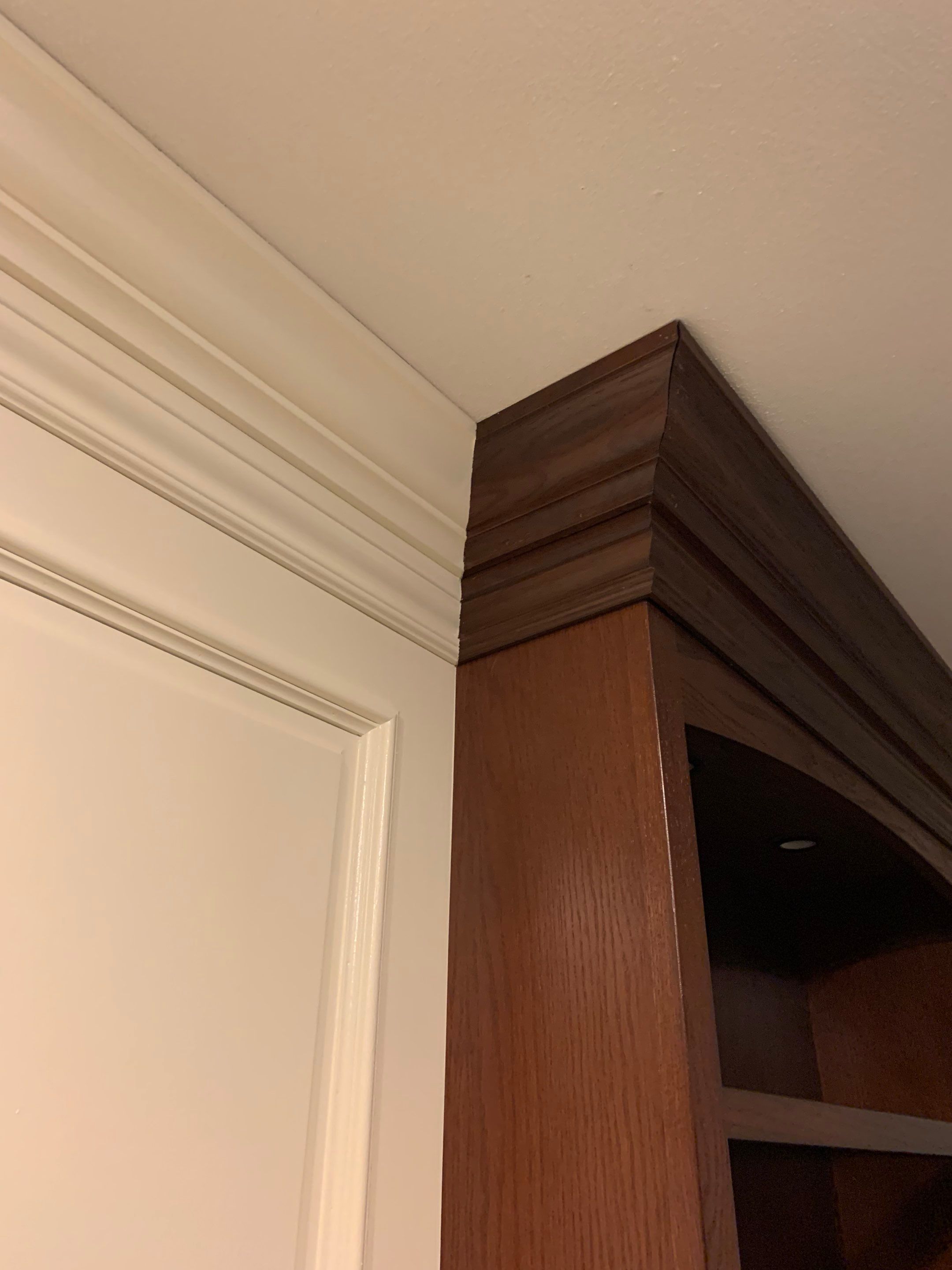 Fireplace/Mantle and Painting Stenciled Walls by Empire Painting Services, LLC